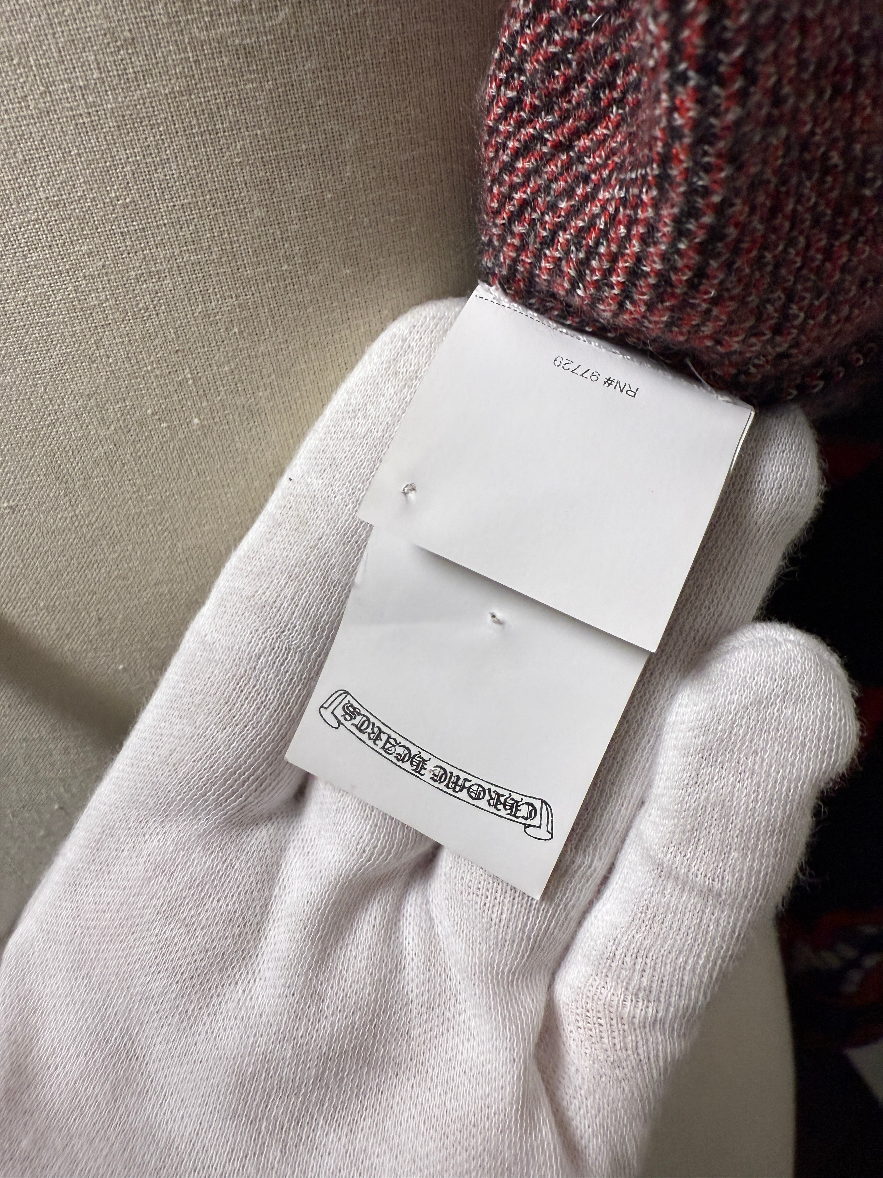 【CHROME HEARTS】MATTY BOY LIP DESIGN CASHMERE KNIT