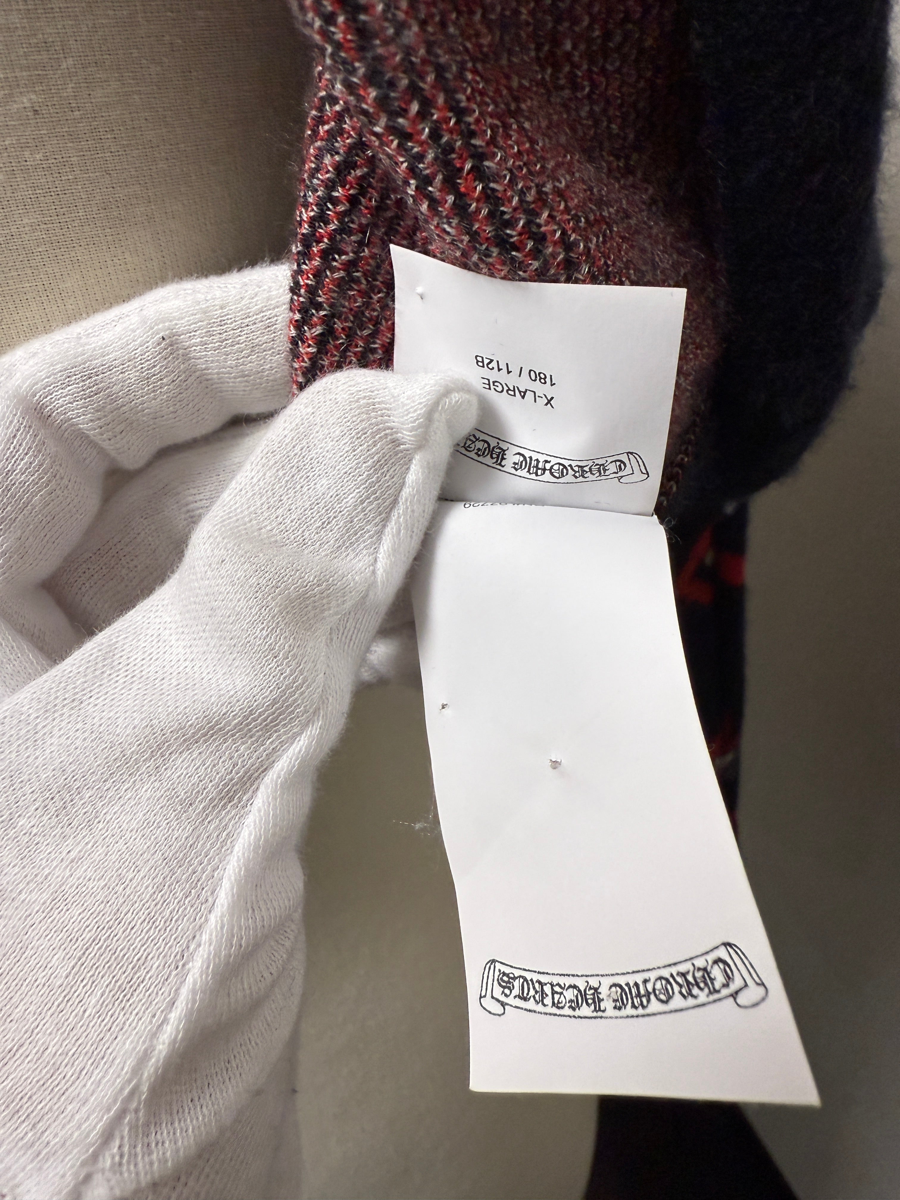 【CHROME HEARTS】MATTY BOY LIP DESIGN CASHMERE KNIT