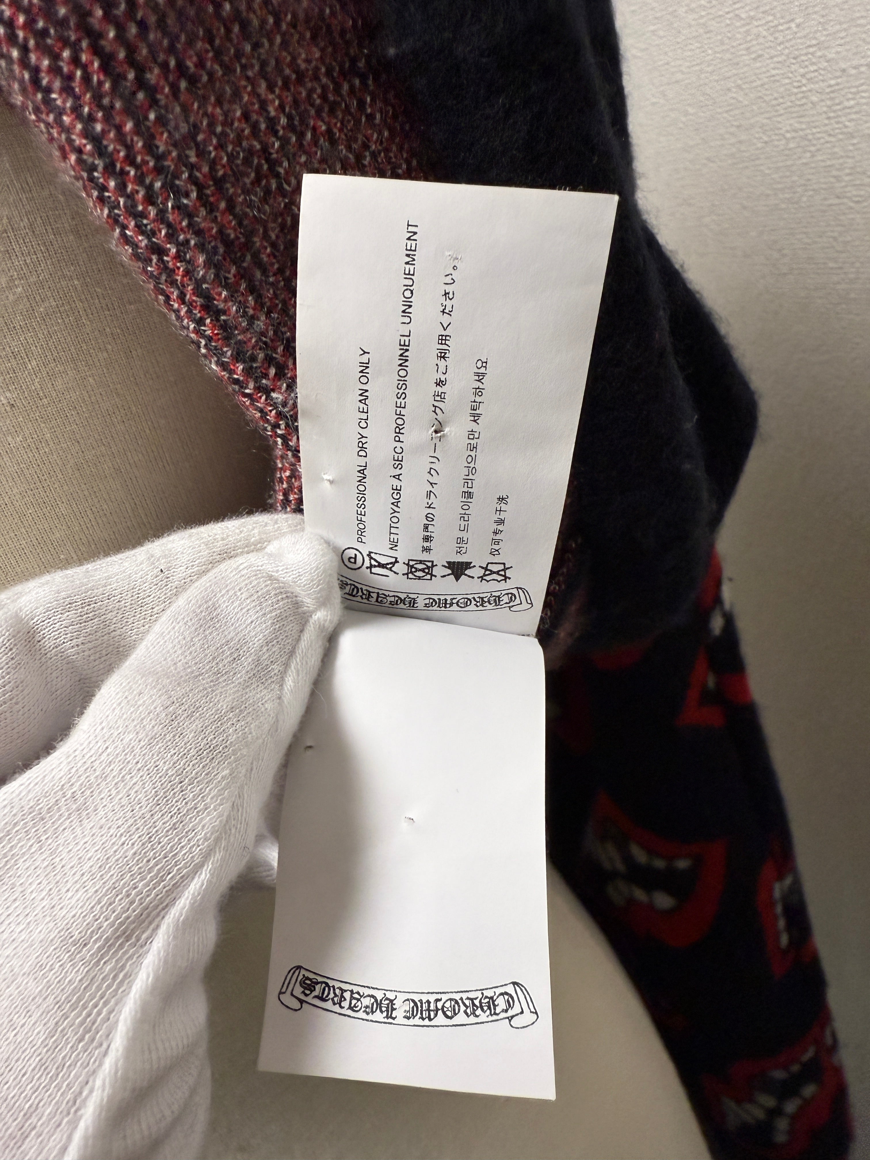 【CHROME HEARTS】MATTY BOY LIP DESIGN CASHMERE KNIT