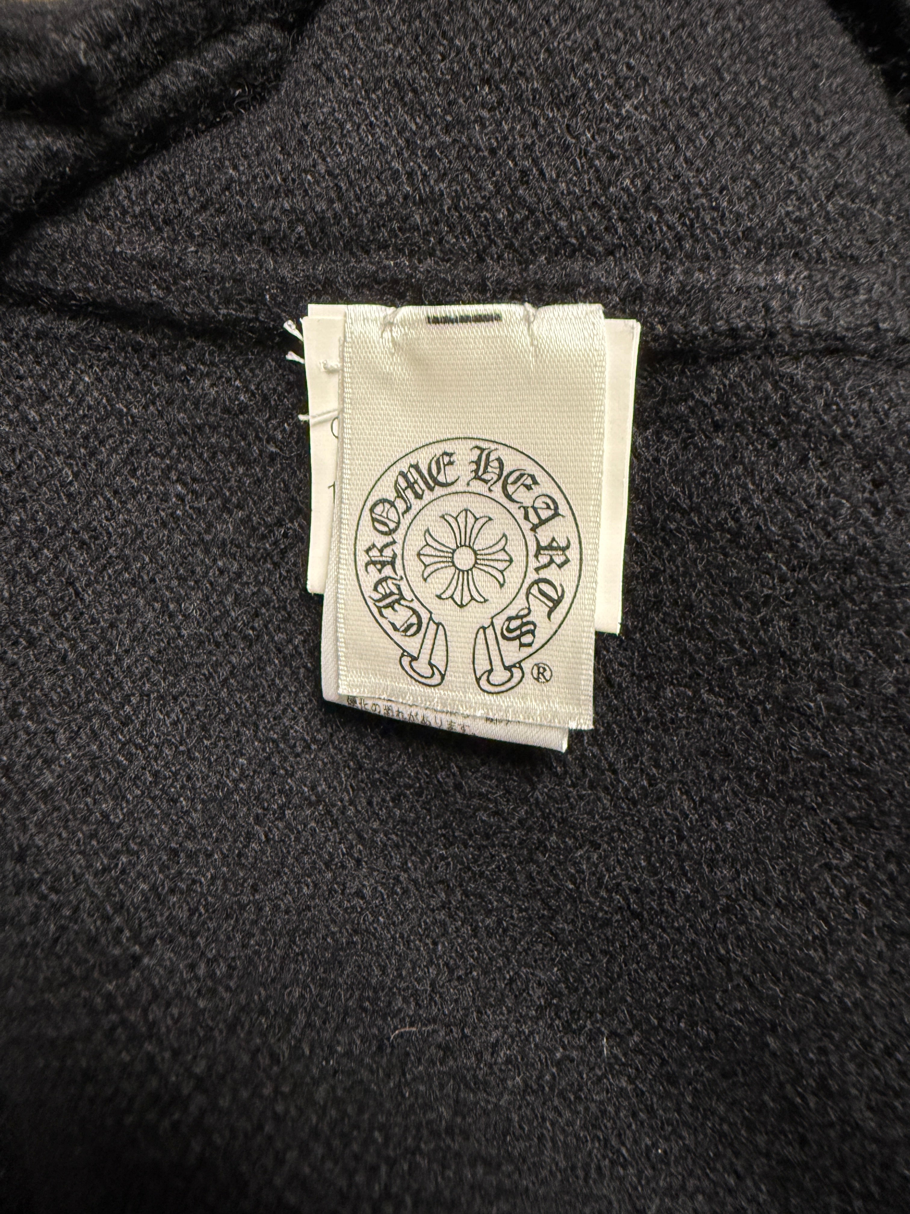 【CHROME HEARTS】Cashmere Plus Patch Cross Cardigan