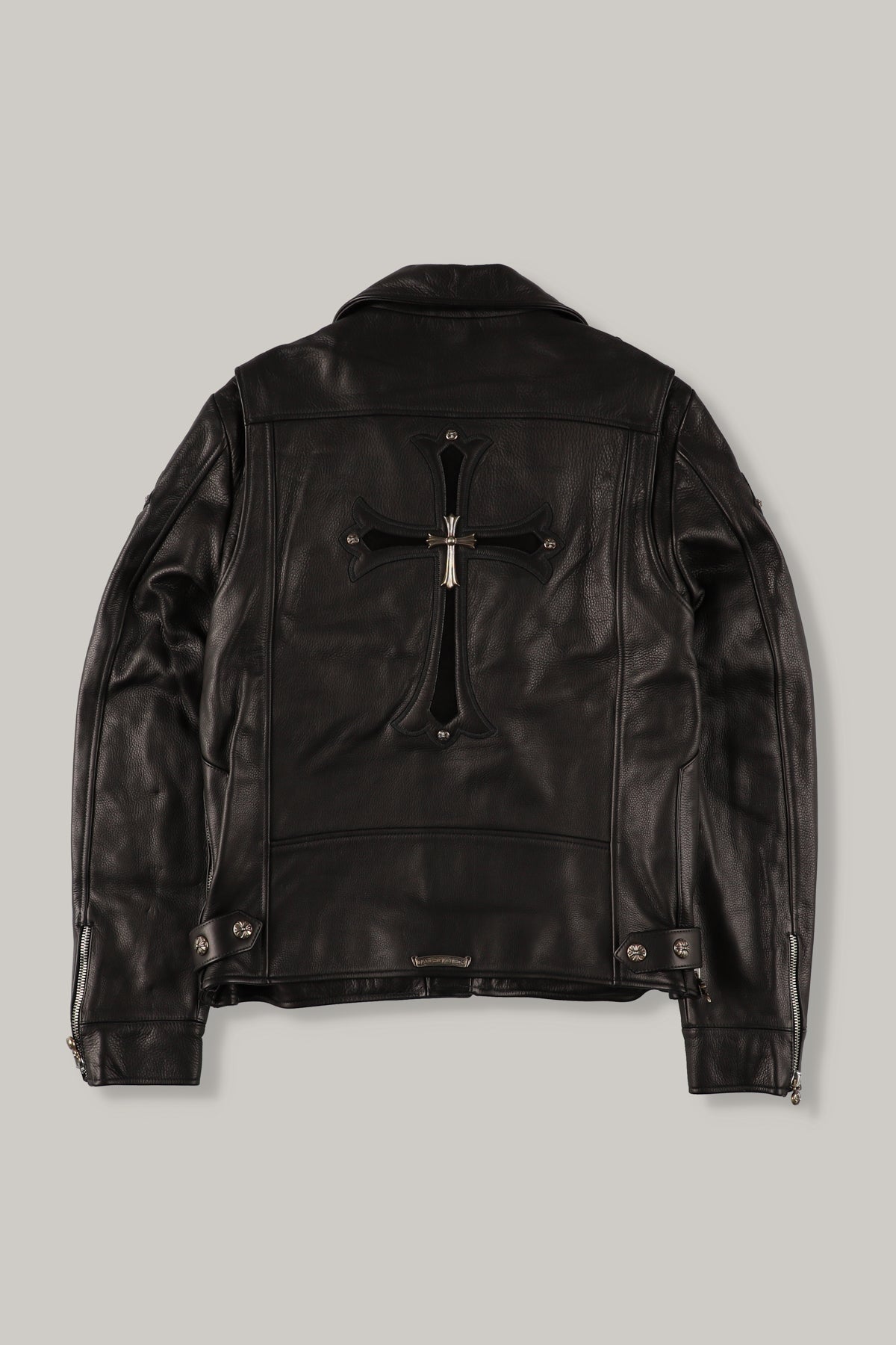 【CHROME HEARTS】SLUFF CUSTOM LTHR LEATHER JACKET