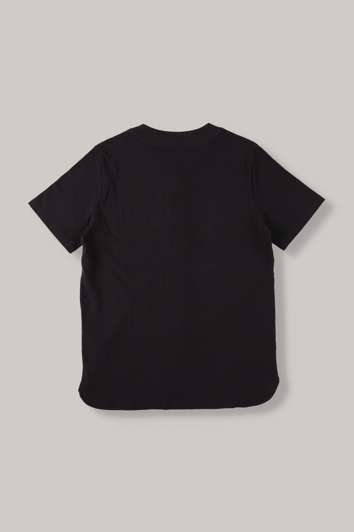 【CHROME HEARTS】LEATHER PATCH CROSS BALL BUTTON BASEBALL COTTON SHIRT