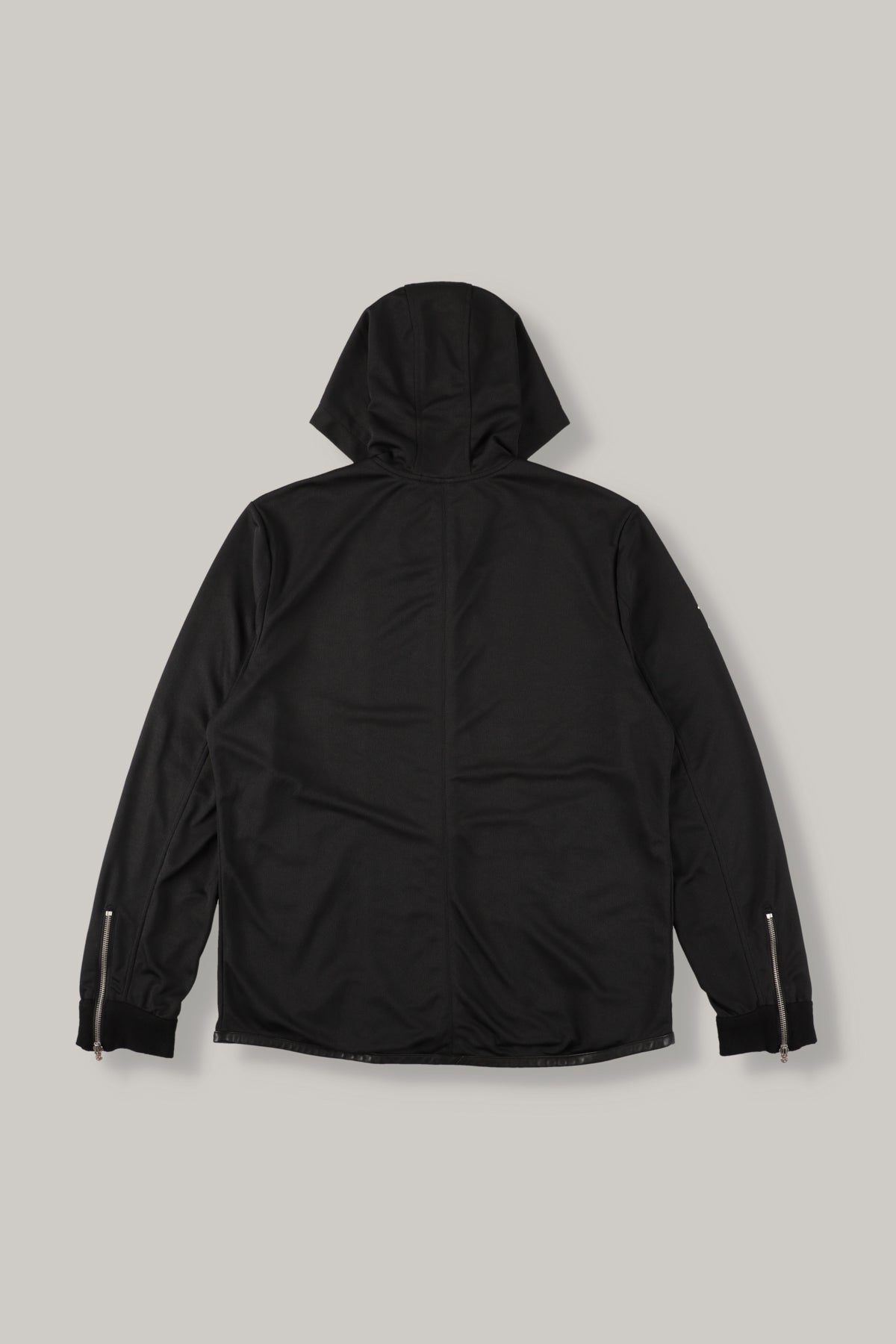 【CHROME HEARTS】MESH TRSCK ZIP PARKER BLACK×WHITE