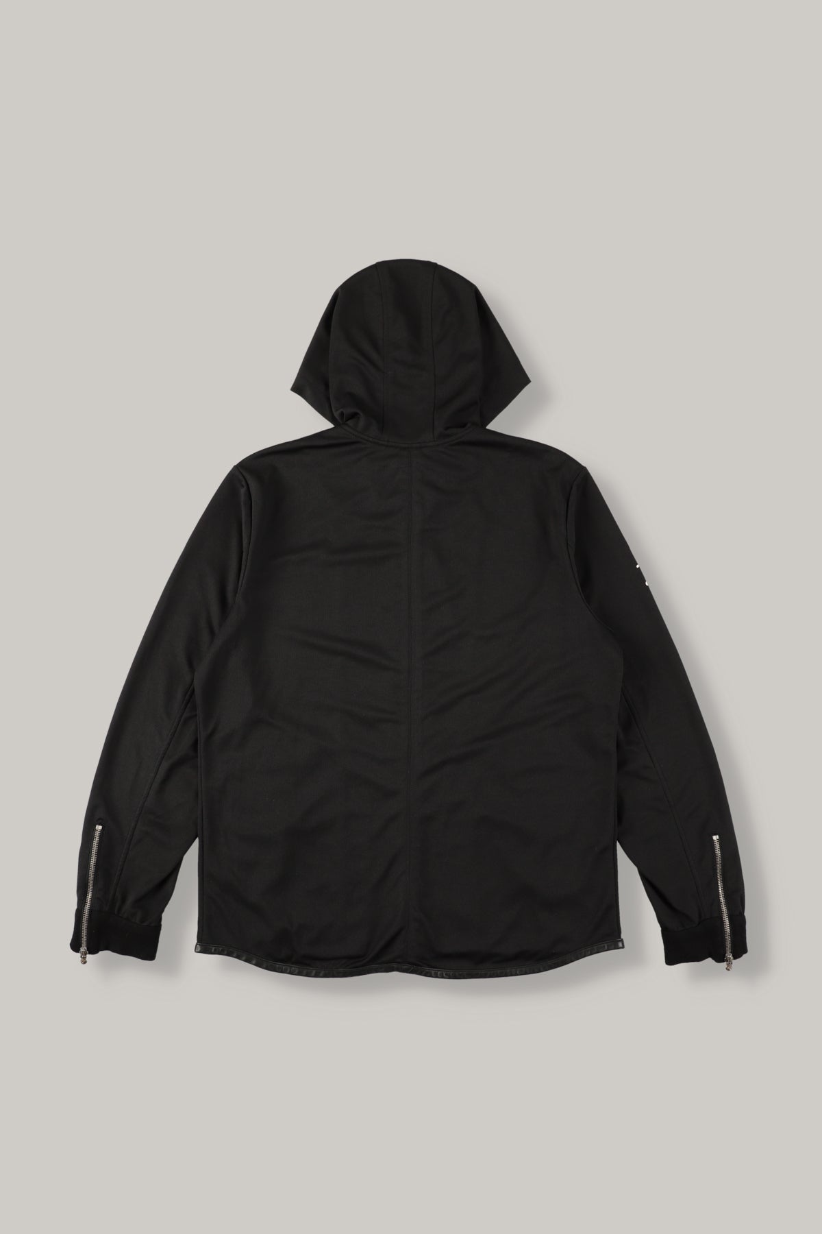 【CHROME HEARTS】MESH TRACK ZIP PARKER BLACK×WHITE