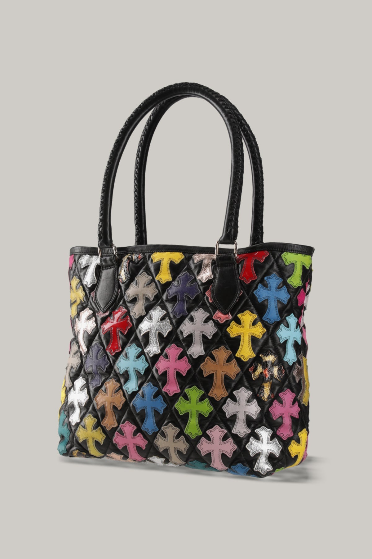 【CHROME HEARTS】MULTICOLOR ROUND FS TOTE BAG