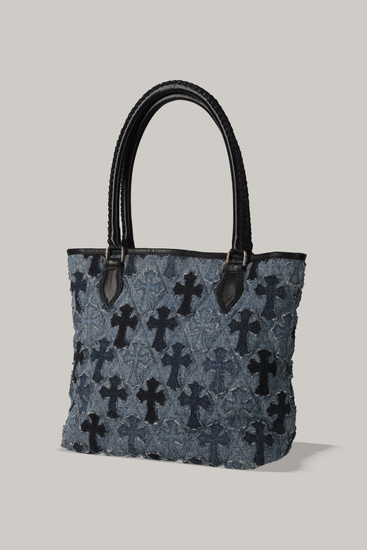 【CHROME HEARTS】TOTOBAG DENIM CROSS PATCH