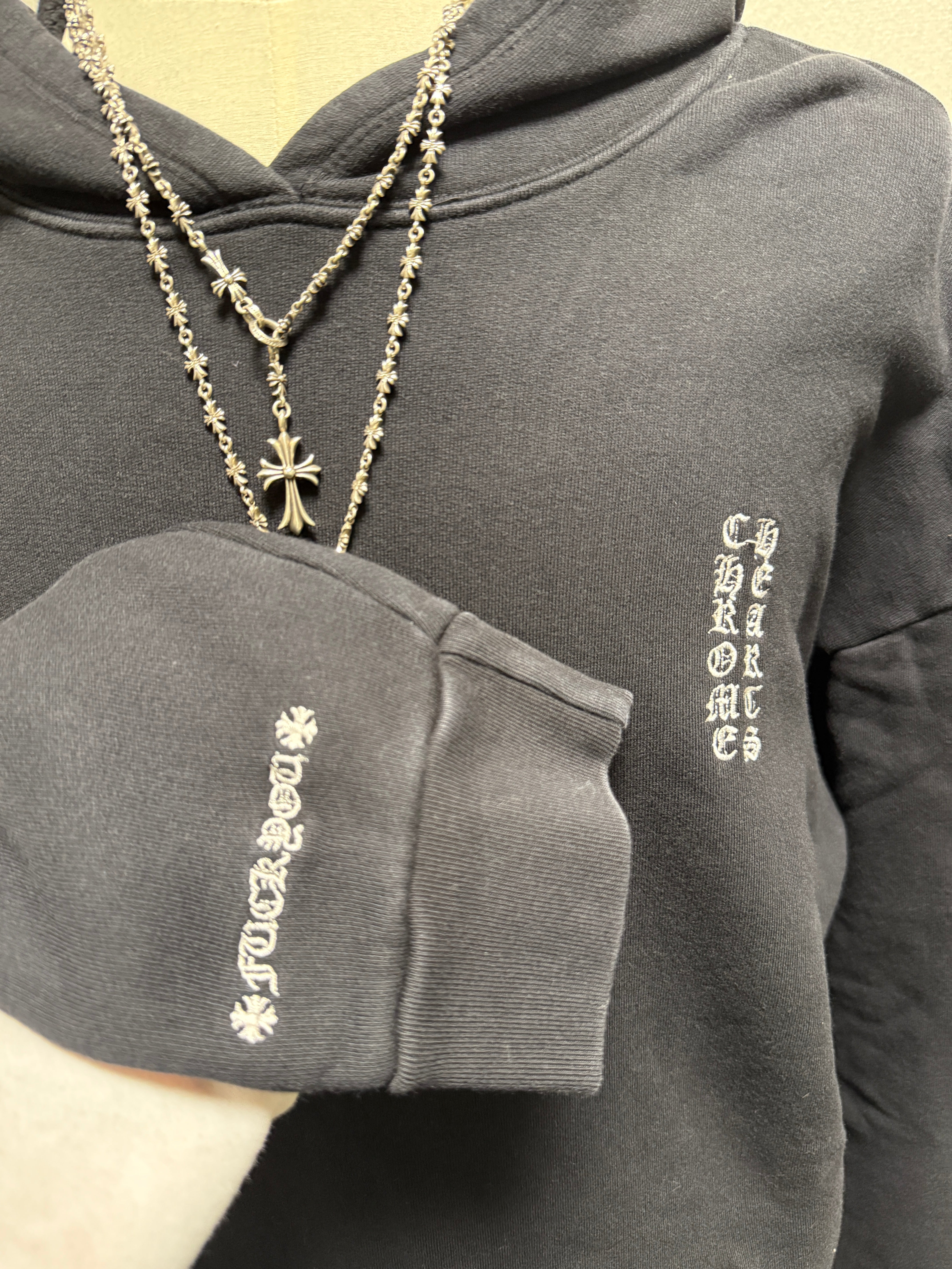 【CHROME HEARTS】Y NOT Hoodie