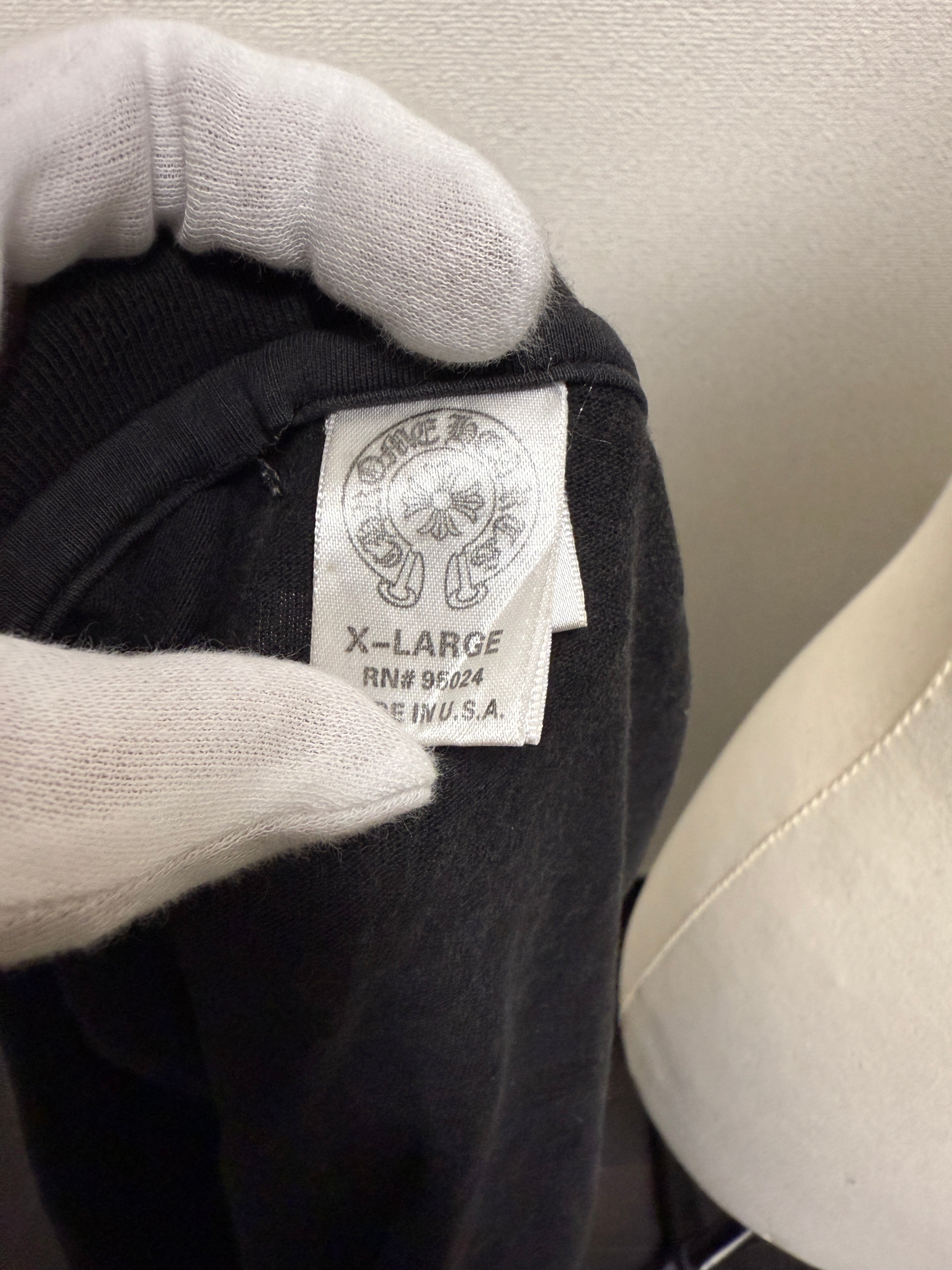 【CHROME HEARTS】VINTAGE STENCIL PRINT TEE