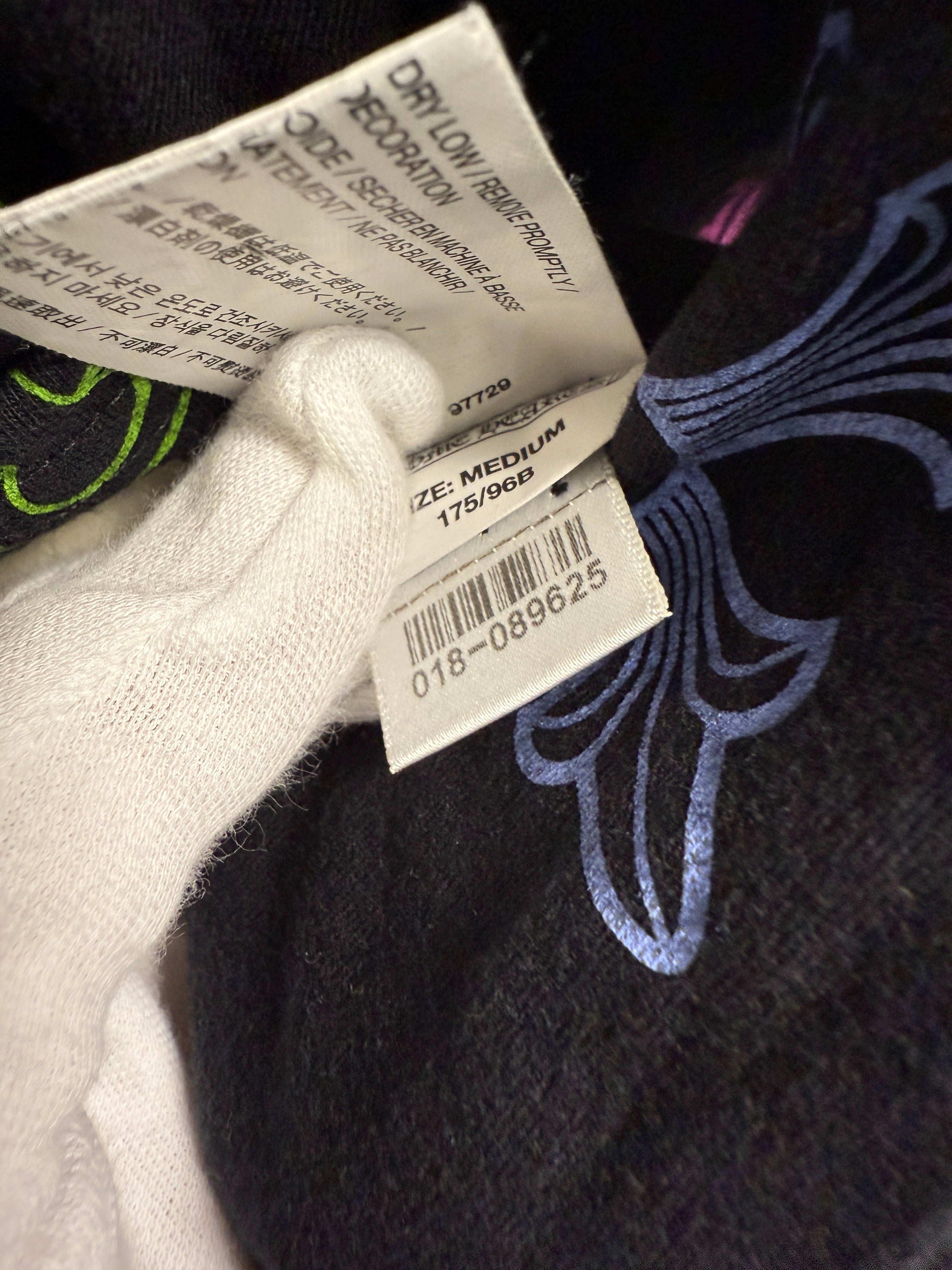 【CHROME HEARTS】MULTICOLOR STENCIL LONG TEE