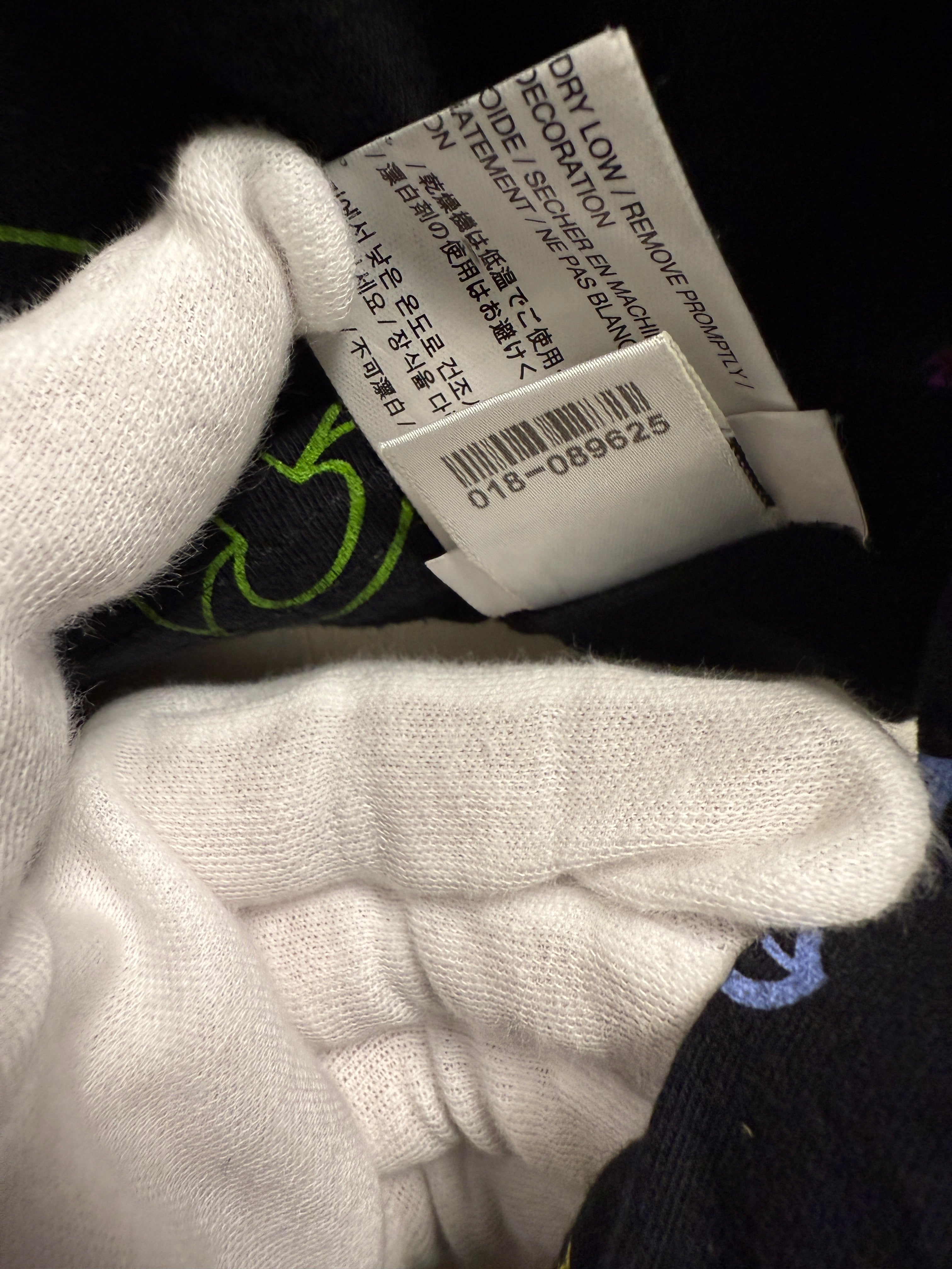 【CHROME HEARTS】MULTICOLOR STENCIL LONG TEE