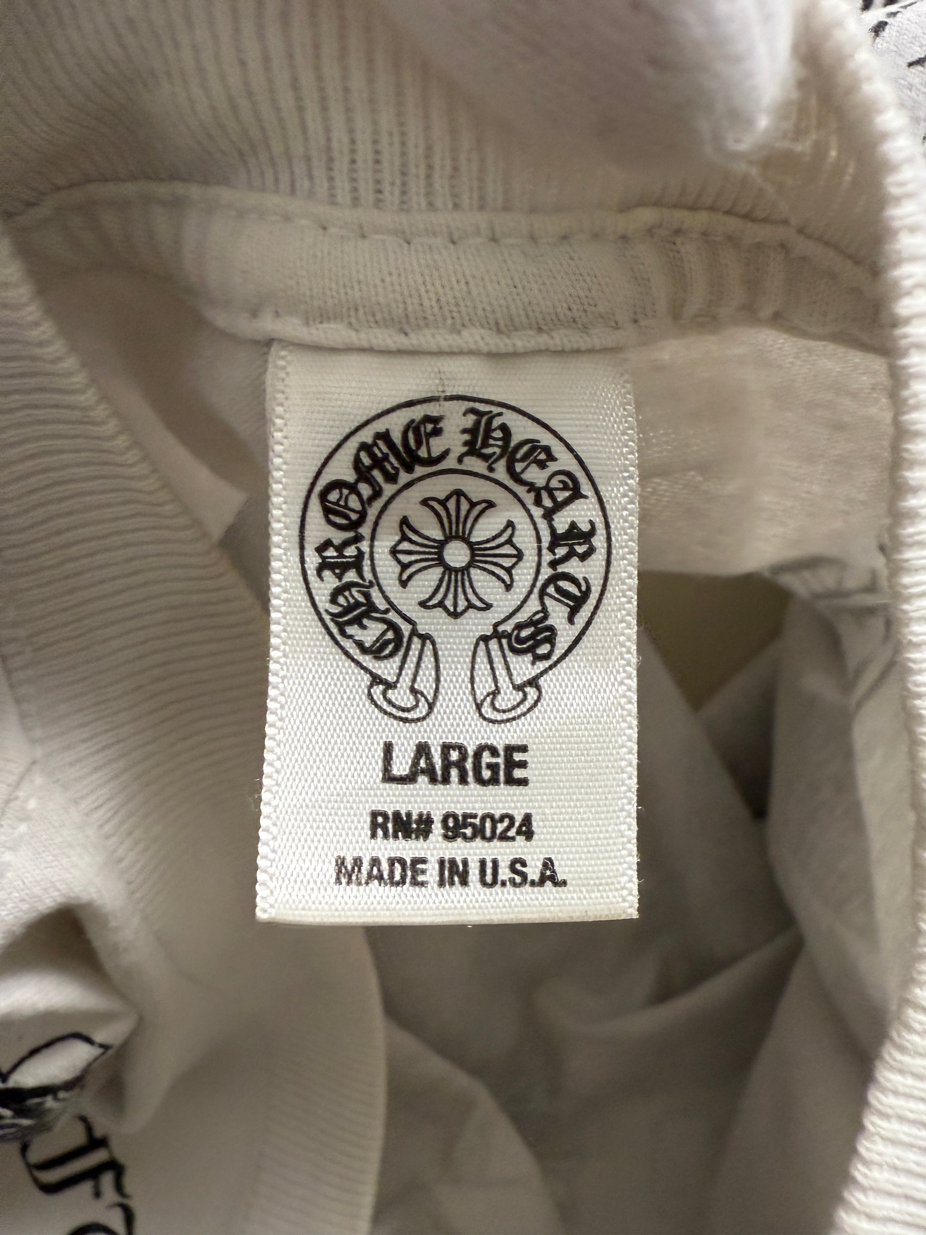 【CHROME HEARTS】VINTAGE STENCIL PRINT TEE