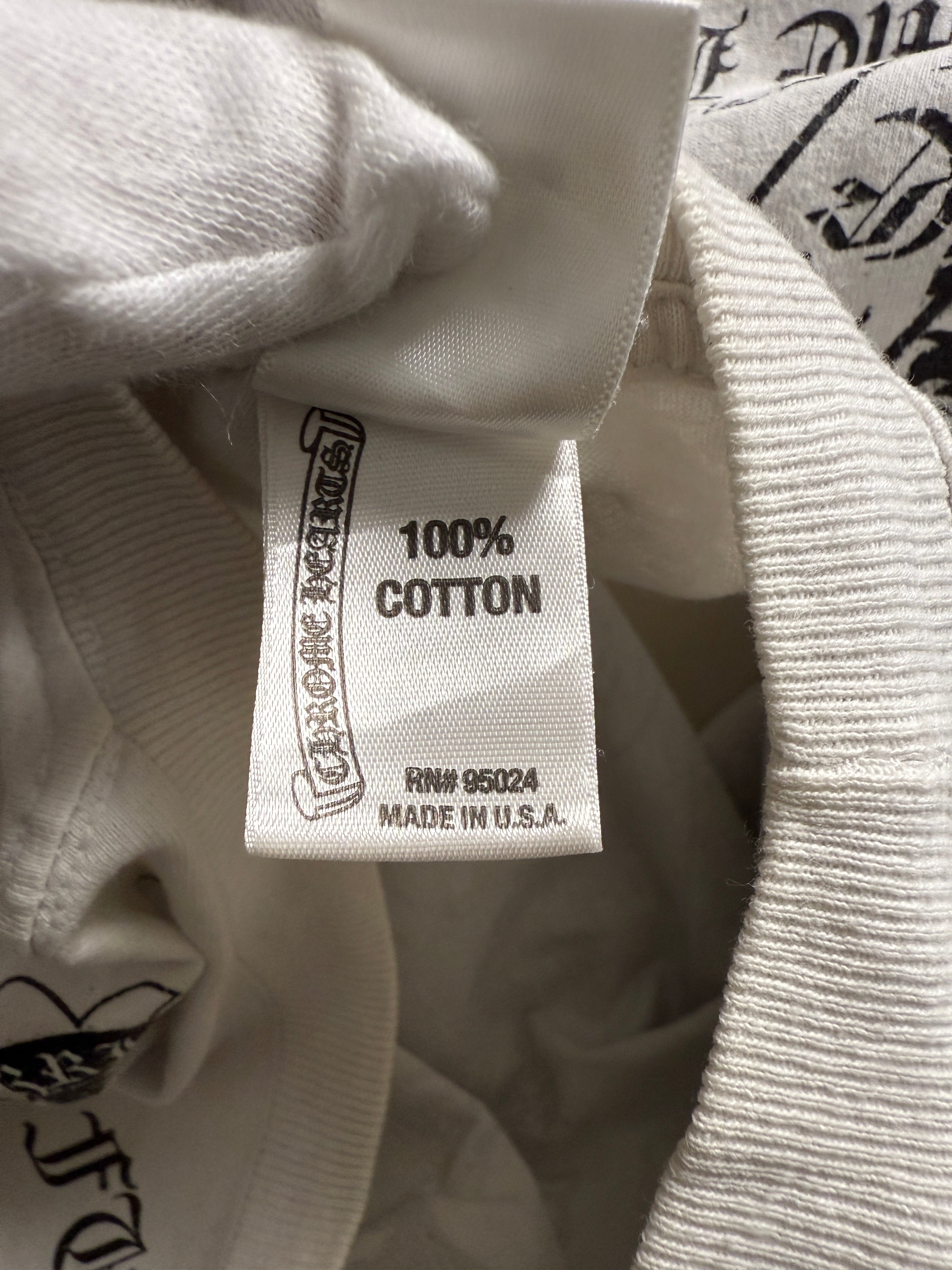 【CHROME HEARTS】VINTAGE STENCIL PRINT TEE