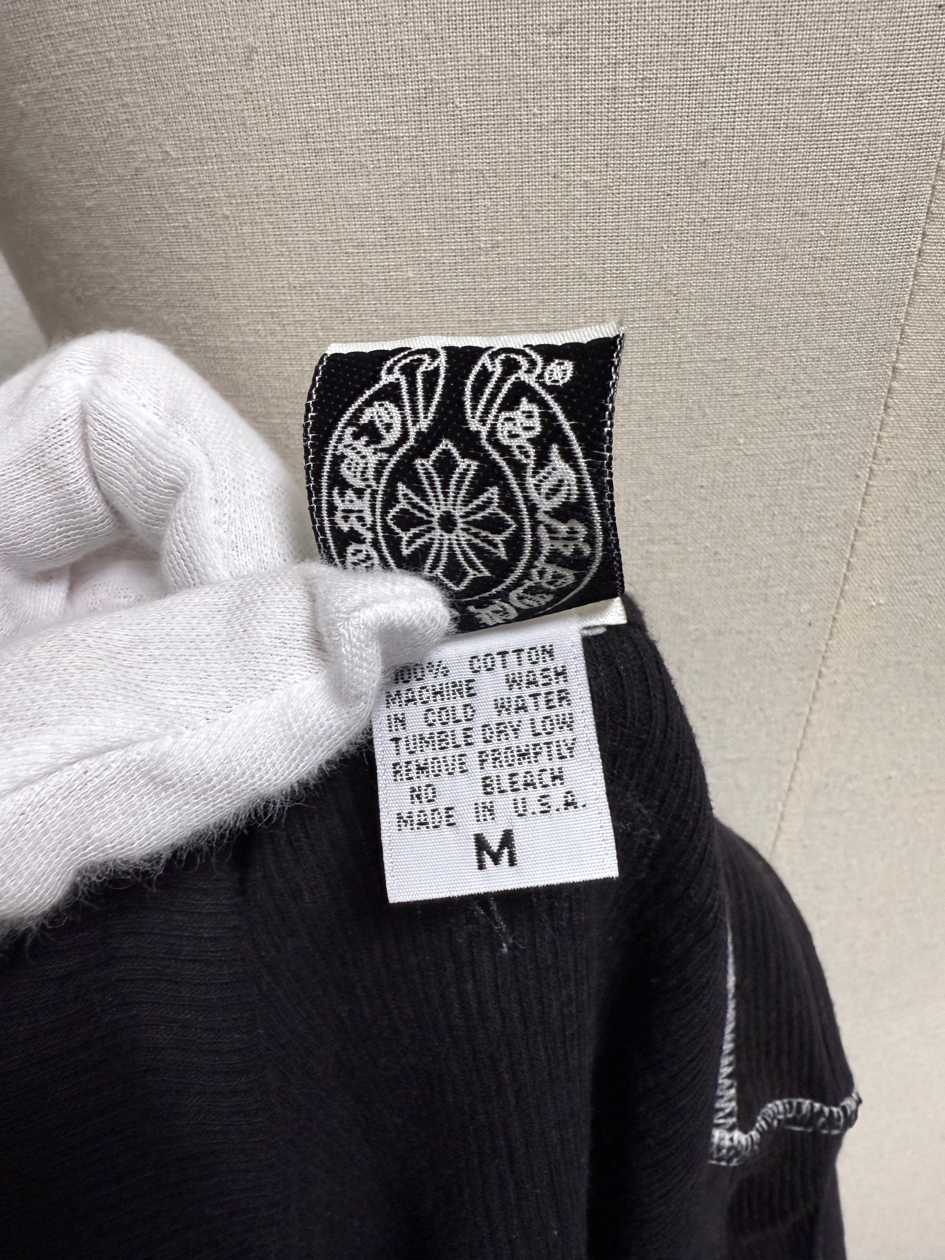 【CHROME HEARTS】KYOSUKE HIMURO SILVER GLITTER DESIGN TANK TOP