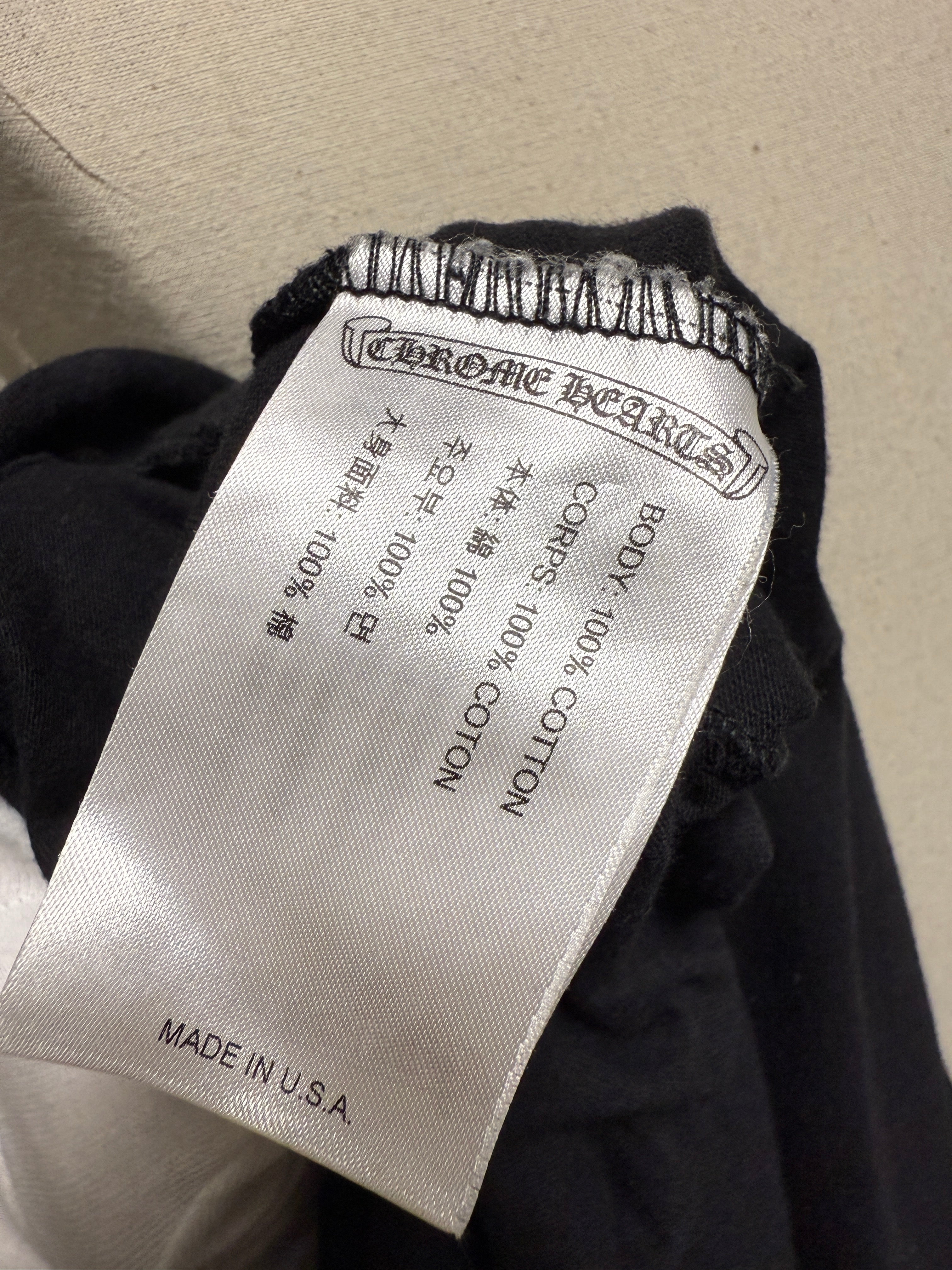 【CHROME HEARTS】STAFF LONG TEE SILVER