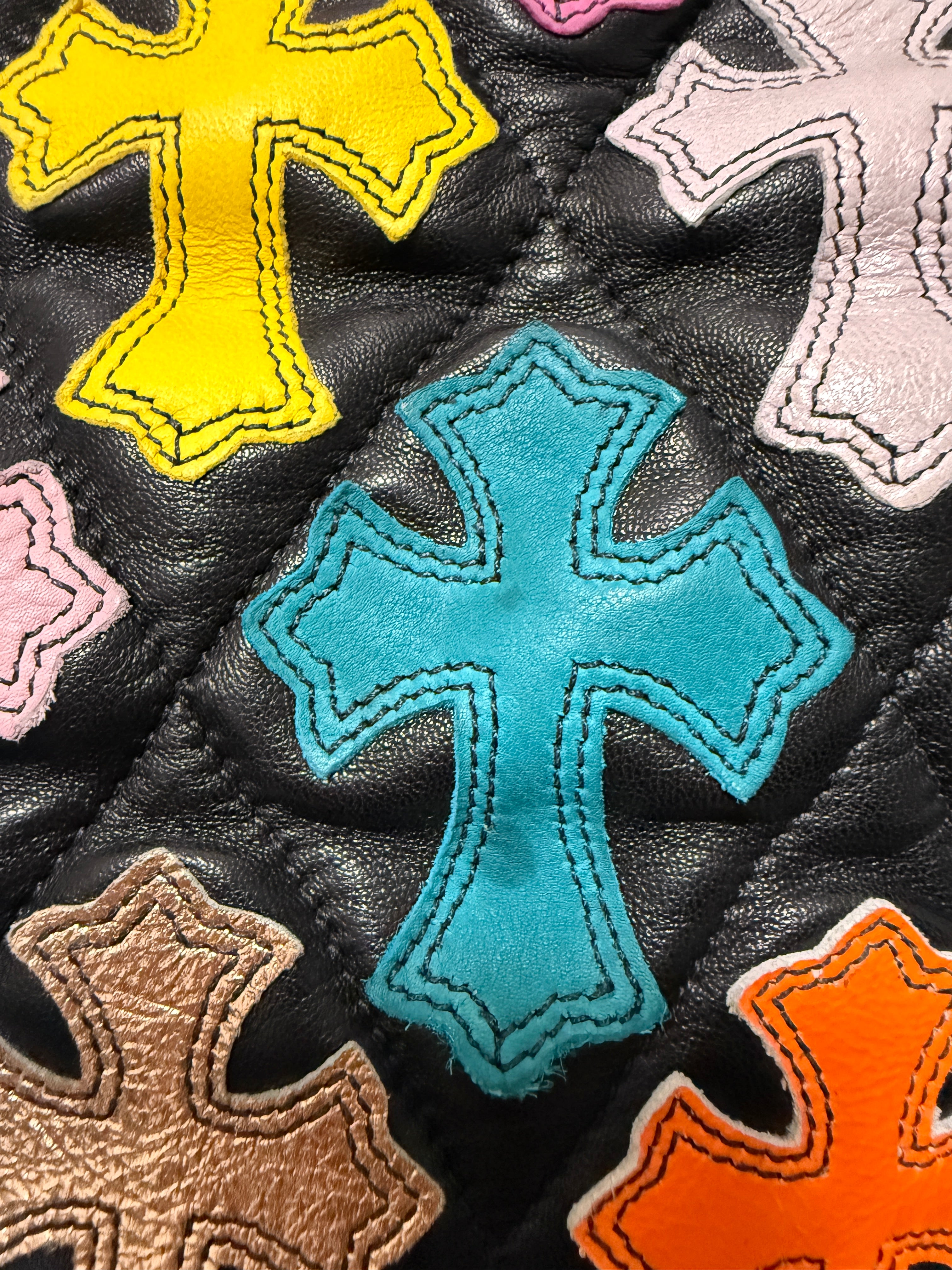 【CHROME HEARTS】MULTICOLOR ROUND FS TOTE BAG