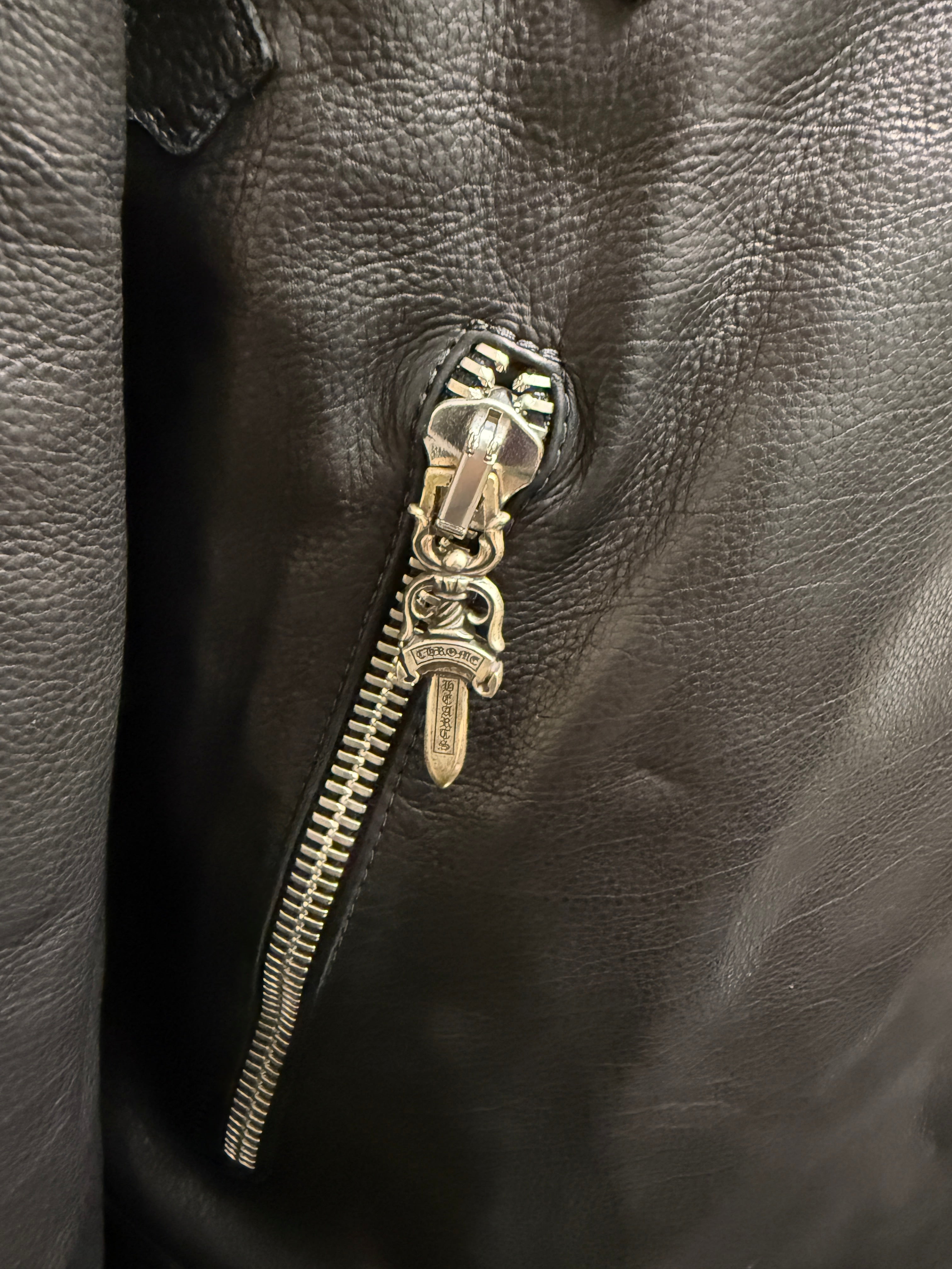 【CHROME HEARTS】LETTER MAN FULL LEATHER M