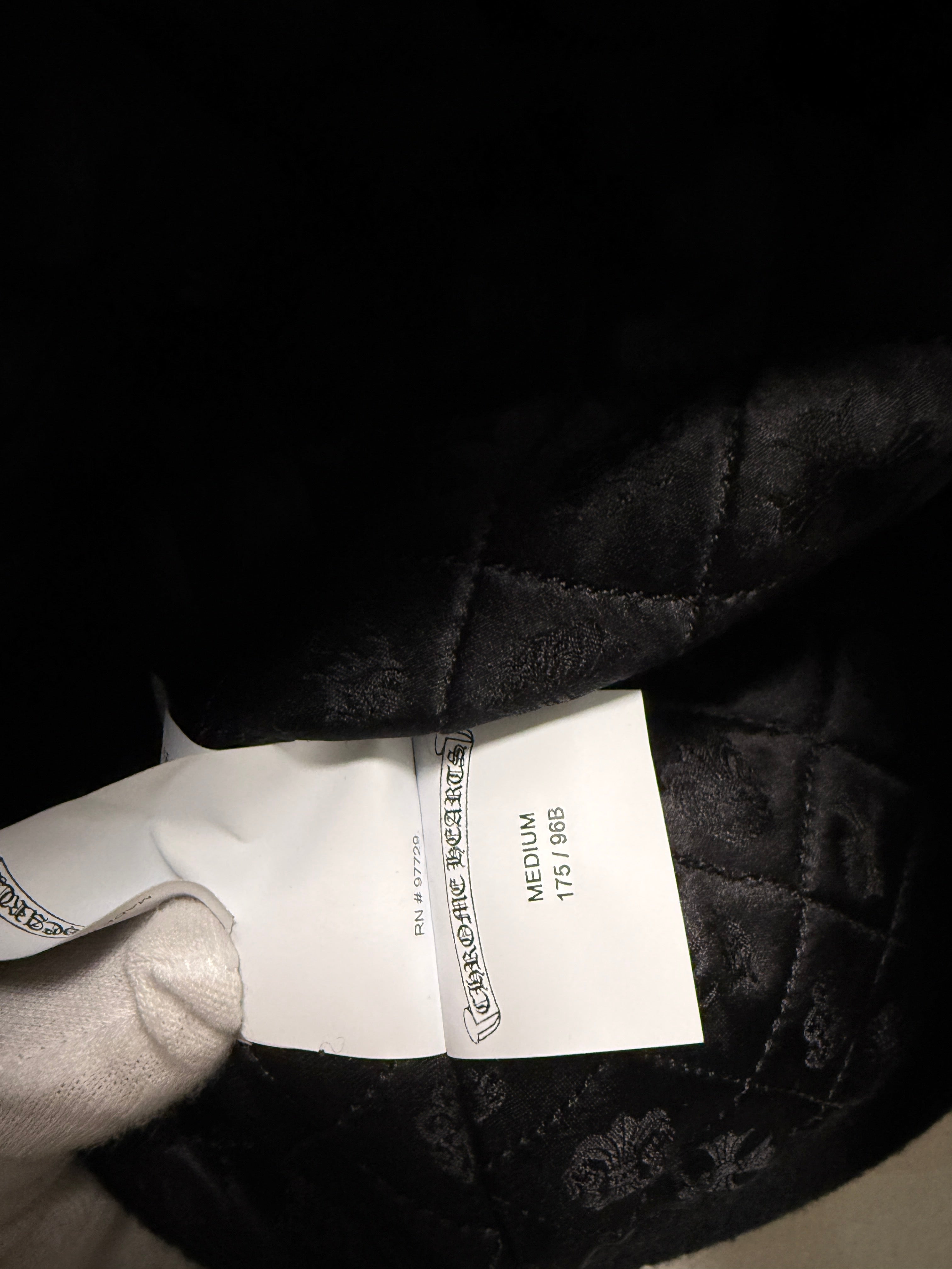 【CHROME HEARTS】LETTER MAN FULL LEATHER M