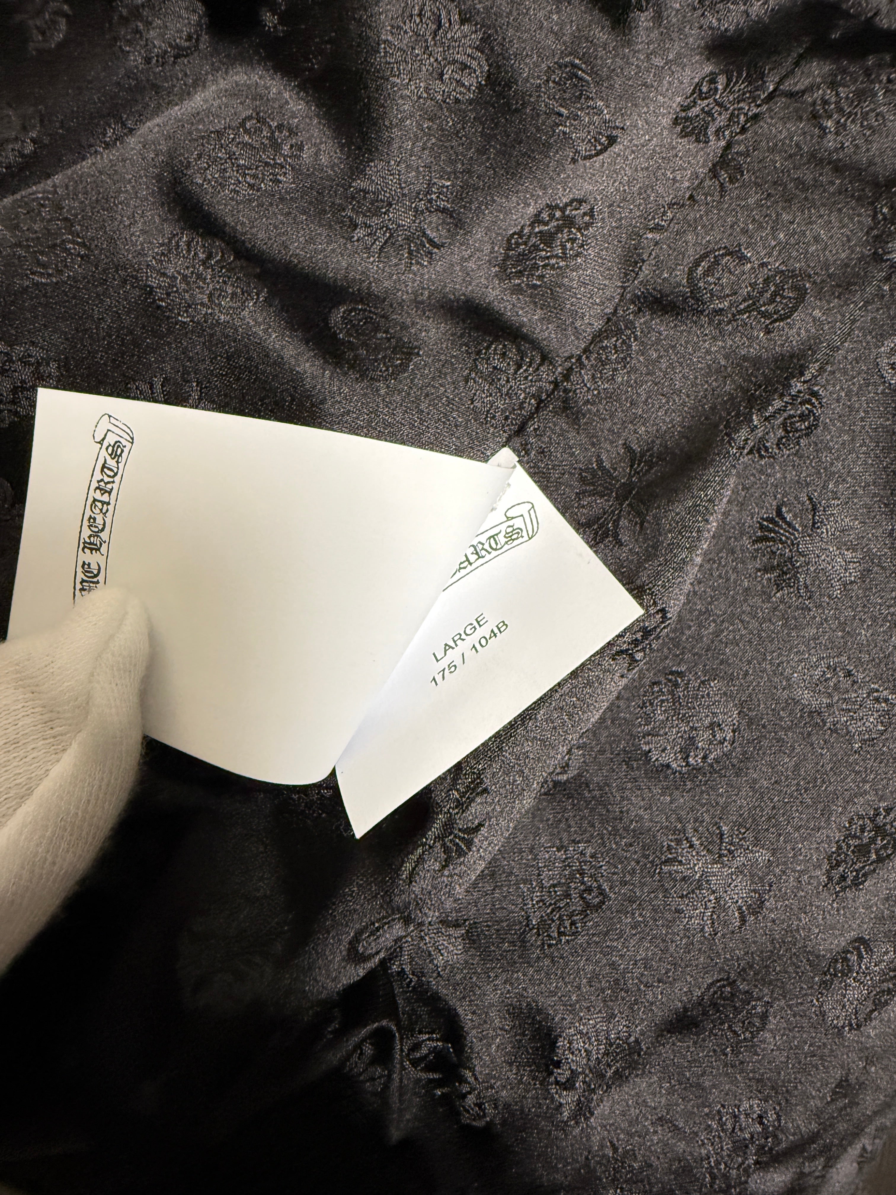 【CHROME HEARTS】SLUFF CUSTOM LTHR LEATHER JACKET