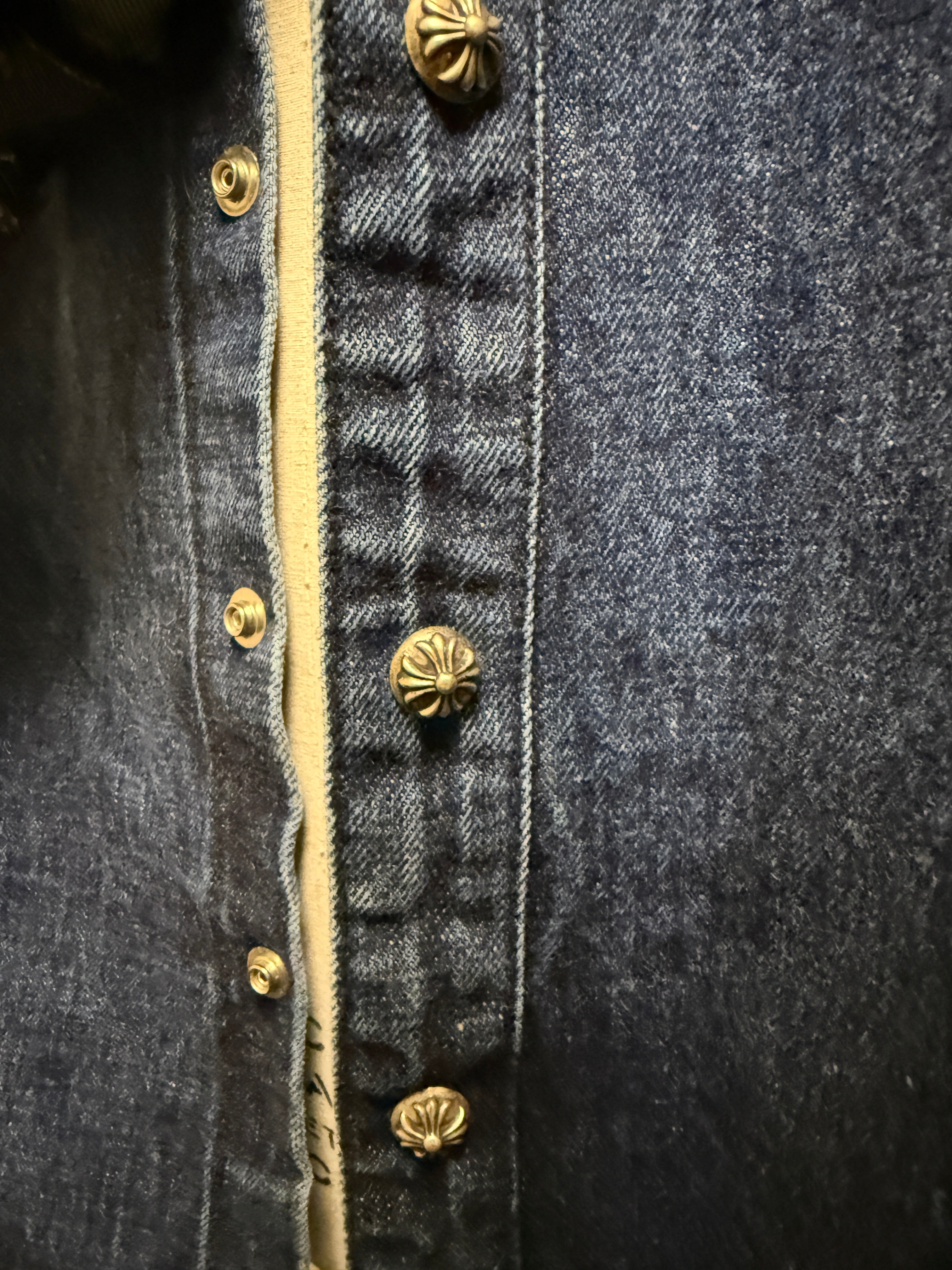 【CHROME HEARTS】LOOSEENDS LS DENIM SHIRT