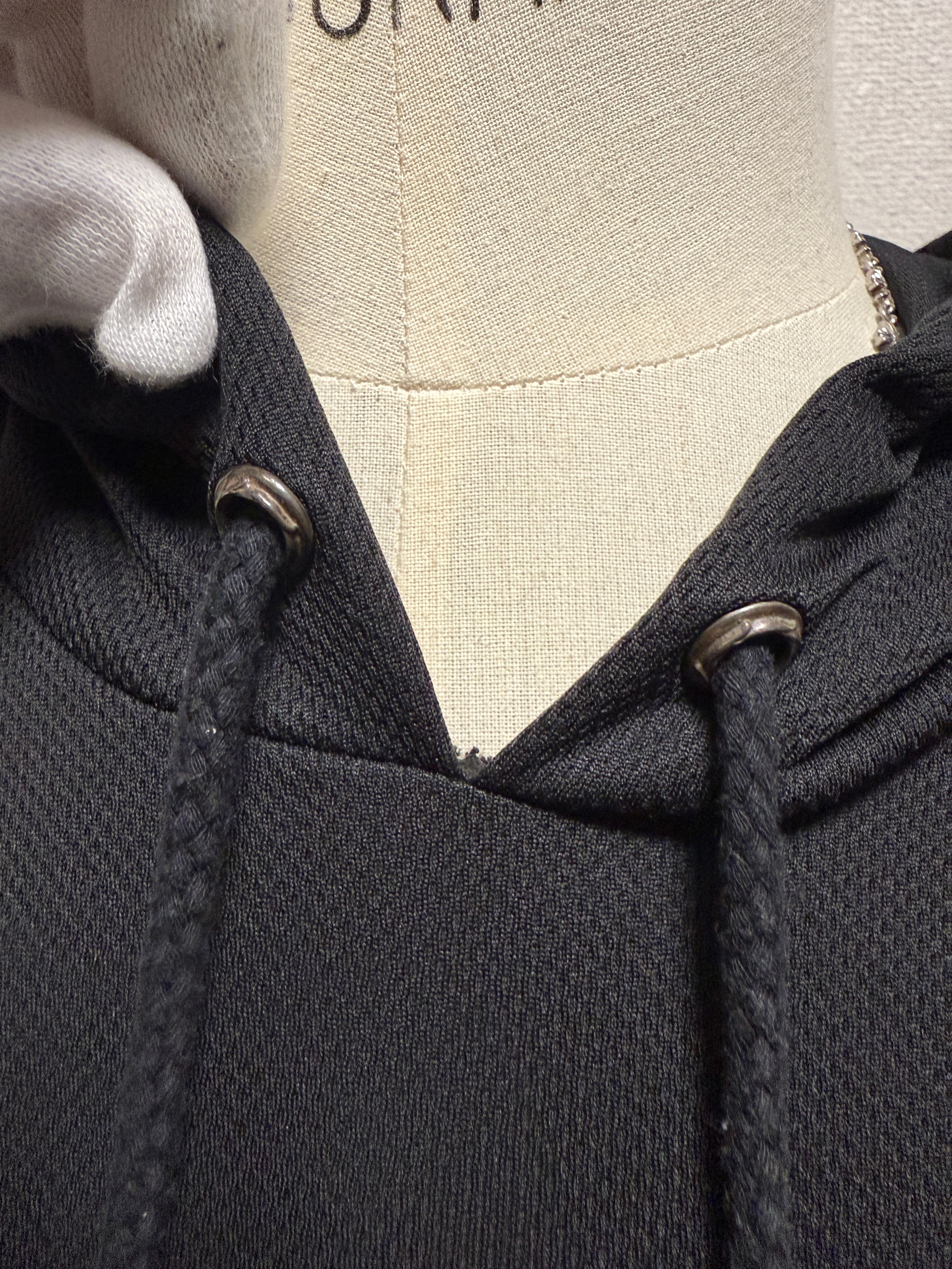 【CHROME HEARTS】MESH TRACK ZIP PARKER BLACK×RED