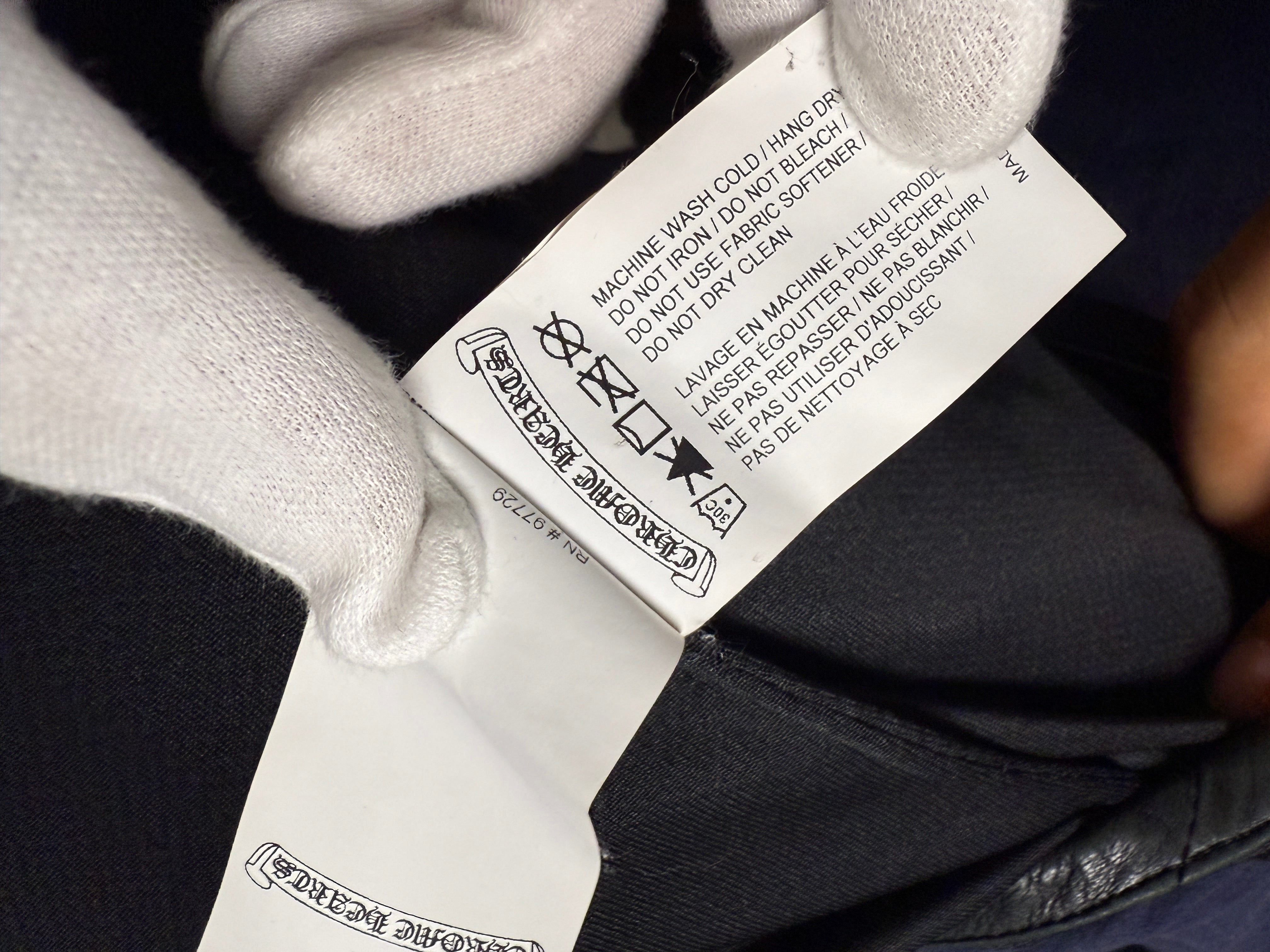 【CHROME HEARTS】MESH TRACK ZIP PARKER BLACK×RED