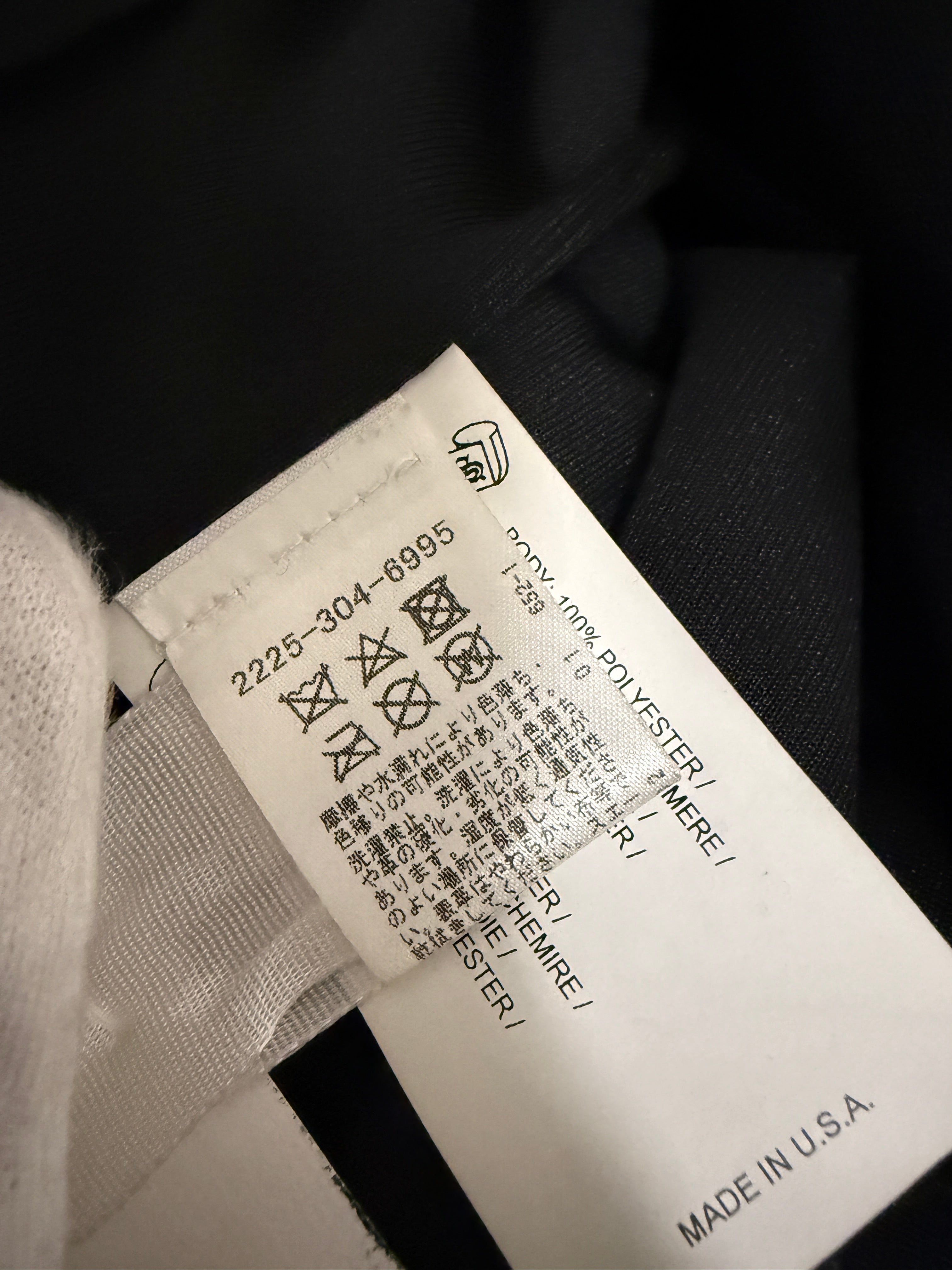 【CHROME HEARTS】MESH TRACK ZIP PARKER BLACK×RED