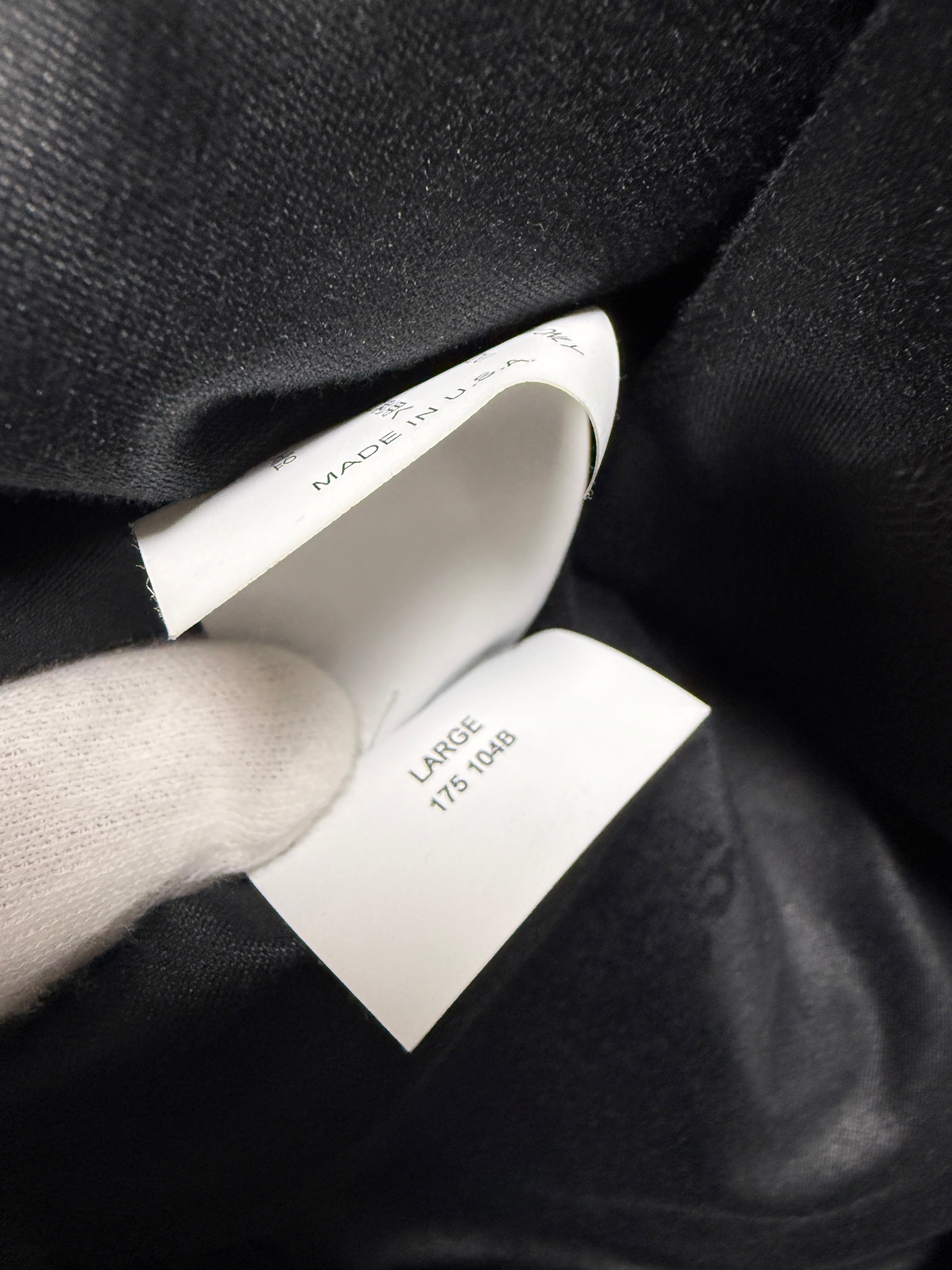 【CHROME HEARTS】CLASSIC  JEAN LEATHER JACKET CROSS BUTTON DAGGER ZIP POCKET