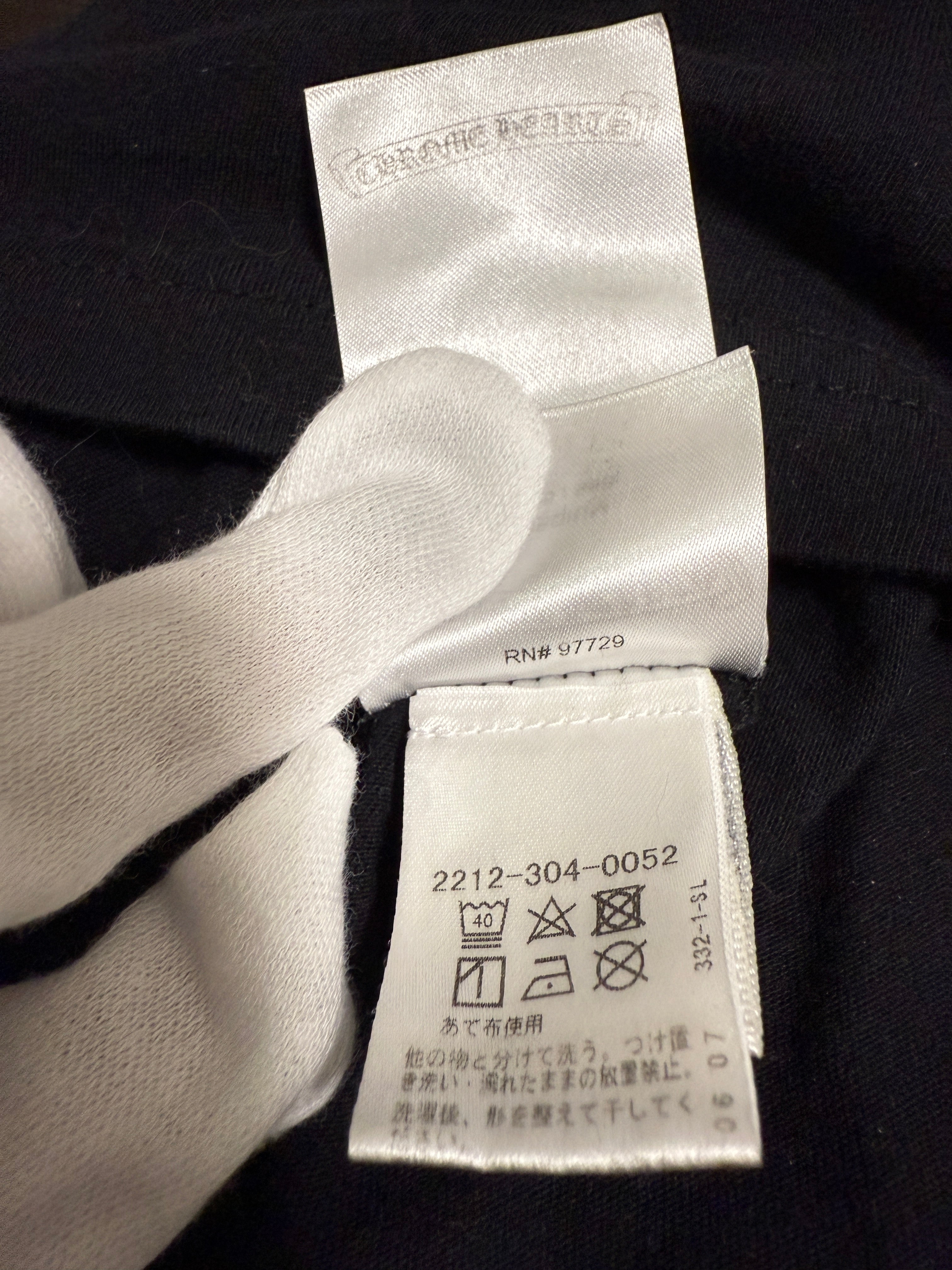 【CHROME HEARTS】FLORAL PRINT LONG TEE