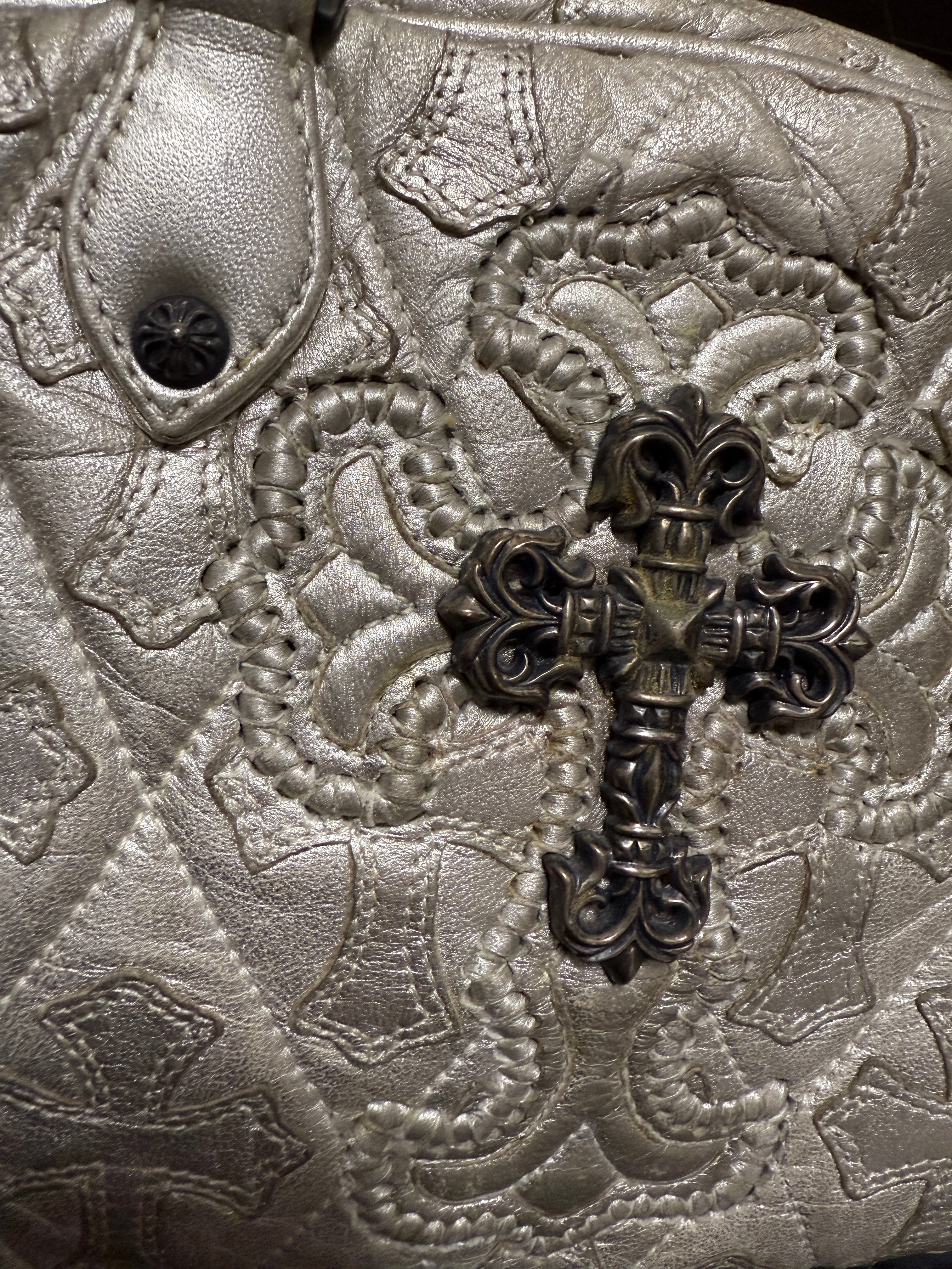 【CHROME HEARTS】GYM BAG SM CEMETERY CROSS PATCH FILIGREE