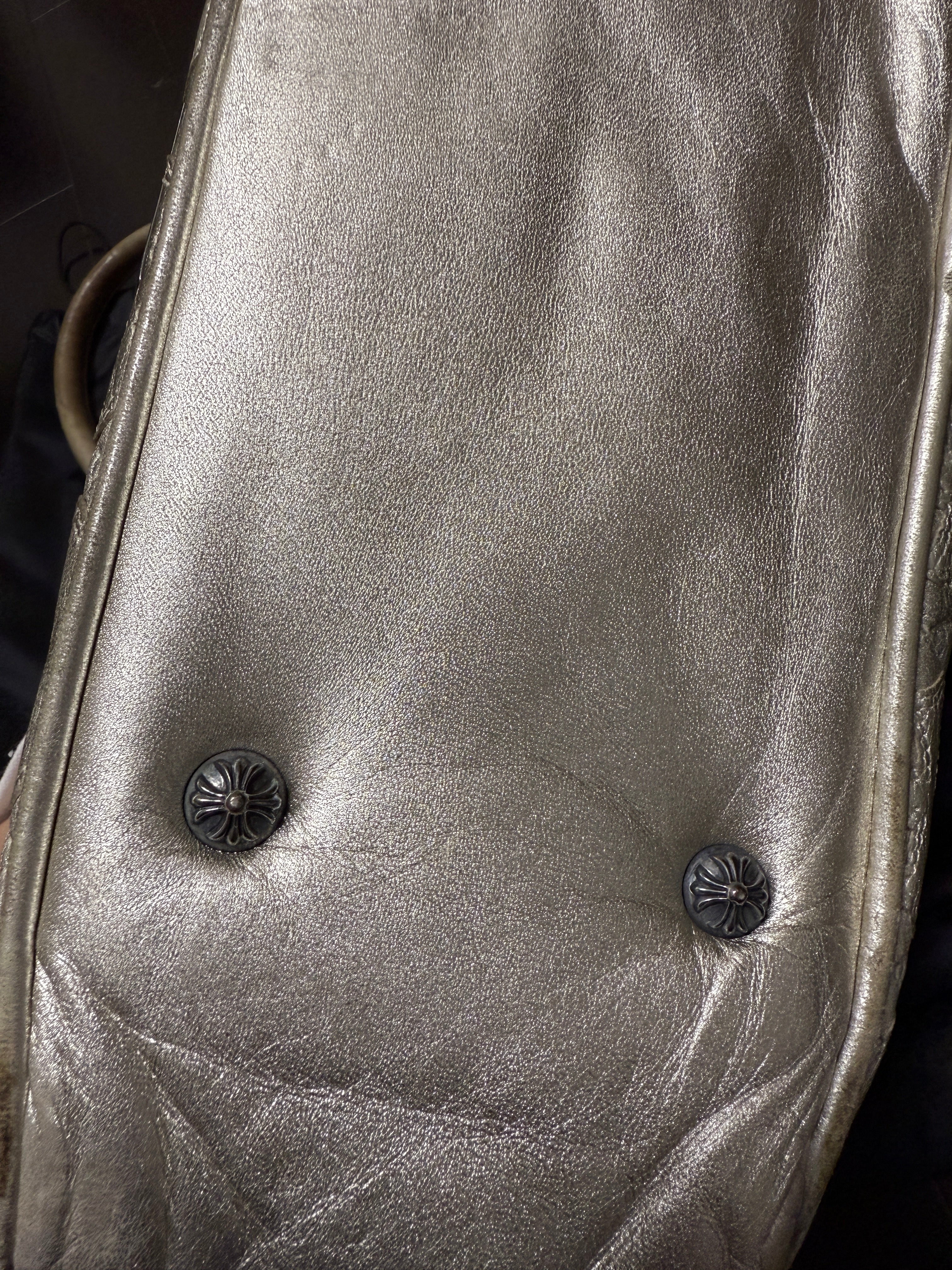 【CHROME HEARTS】GYM BAG SM CEMETERY CROSS PATCH FILIGREE