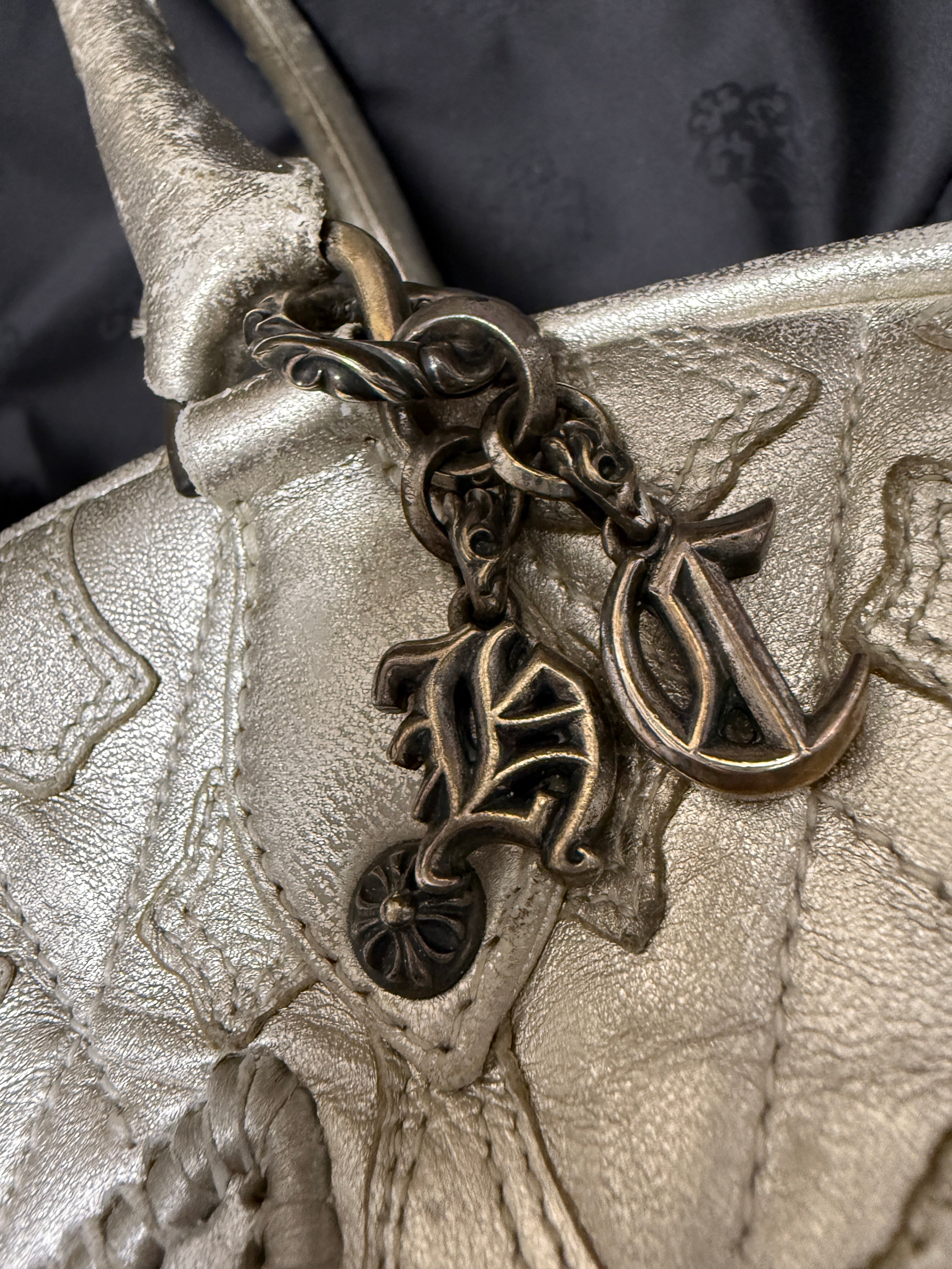 【CHROME HEARTS】GYM BAG SM CEMETERY CROSS PATCH LARGE CROSS