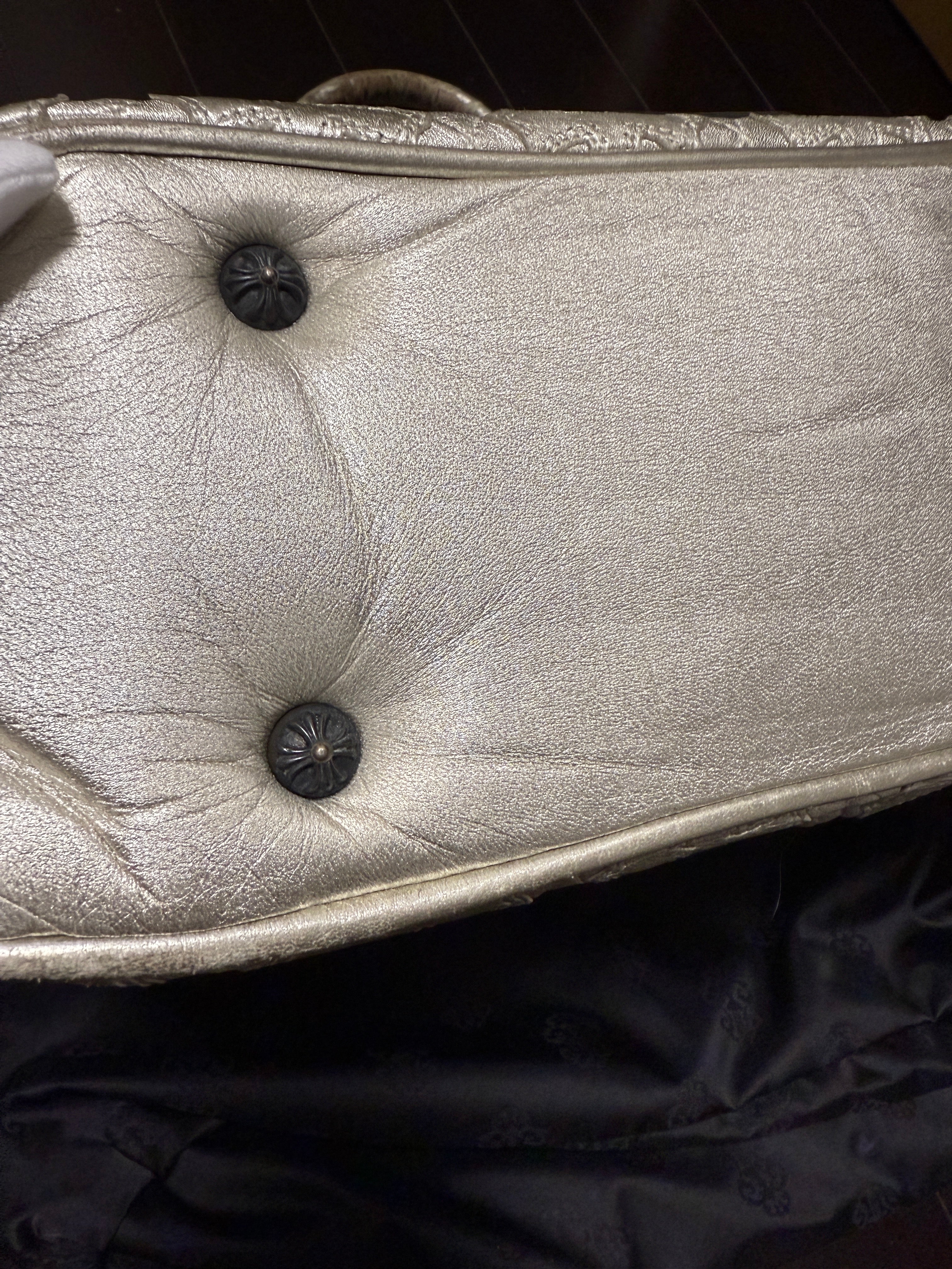 【CHROME HEARTS】GYM BAG SM CEMETERY CROSS PATCH LARGE CROSS