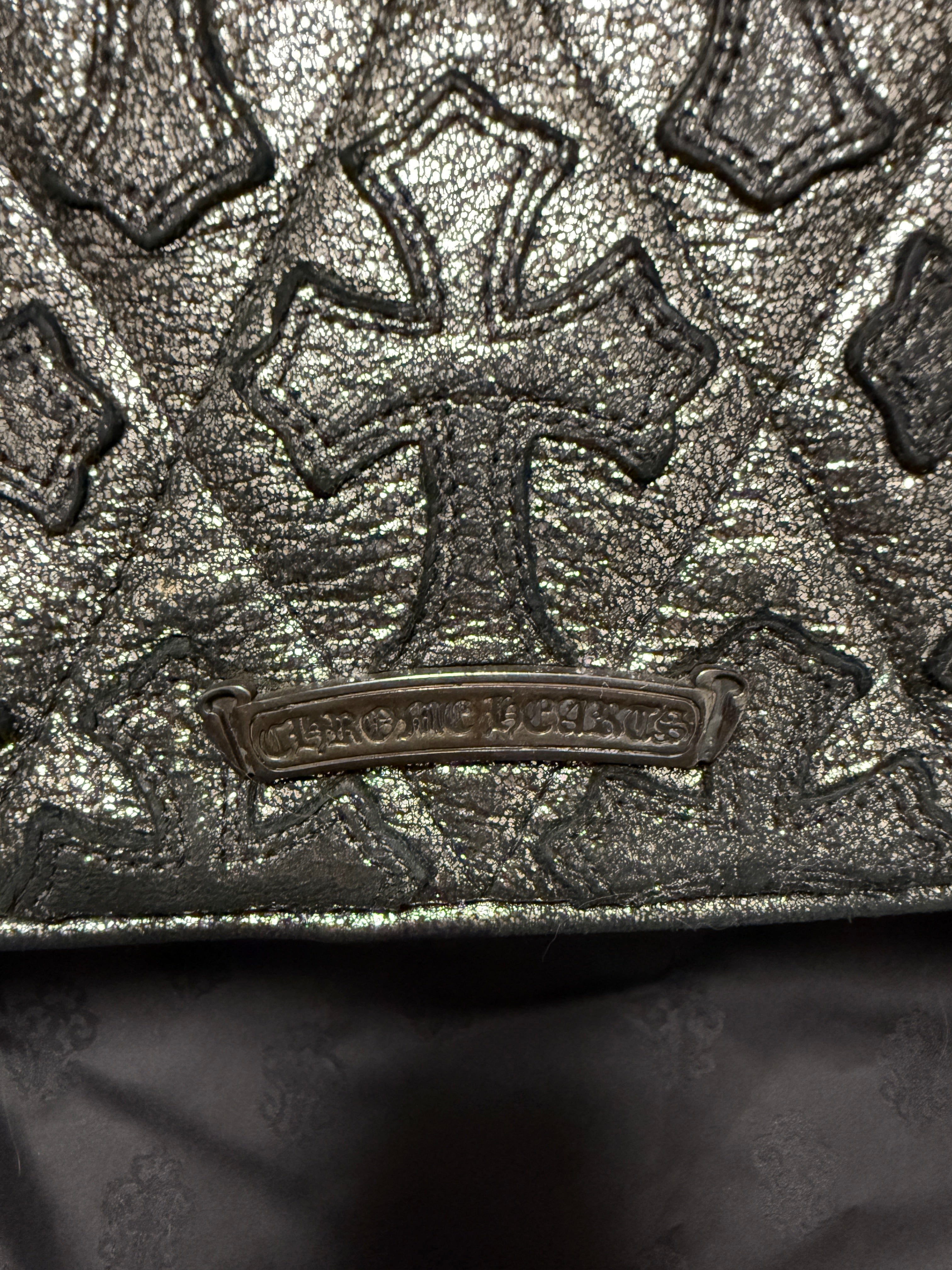 【CHROME HEARTS】GYM BAG SM CEMETERY CROSS PATCH LARGE CROSS