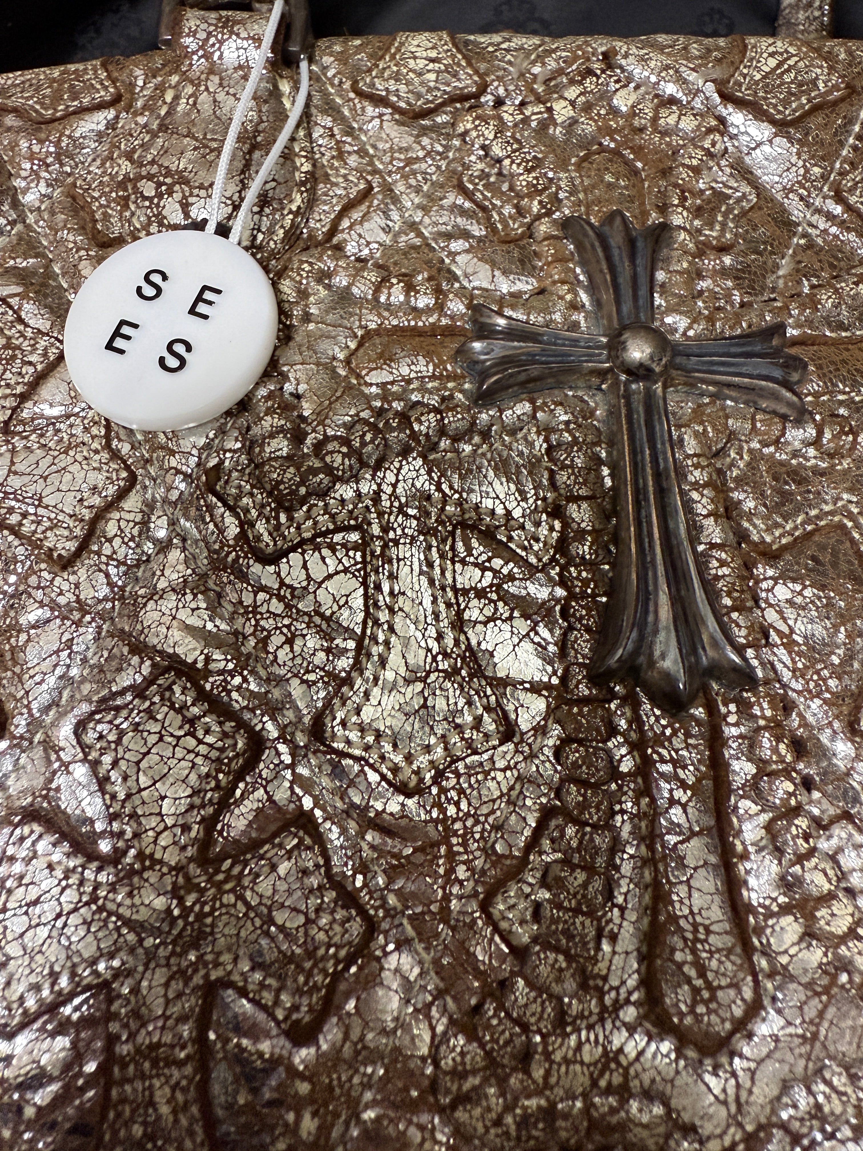 【CHROME HEARTS】GYM BAG SM CEMETERY CROSS PATCH LARGE CROSS