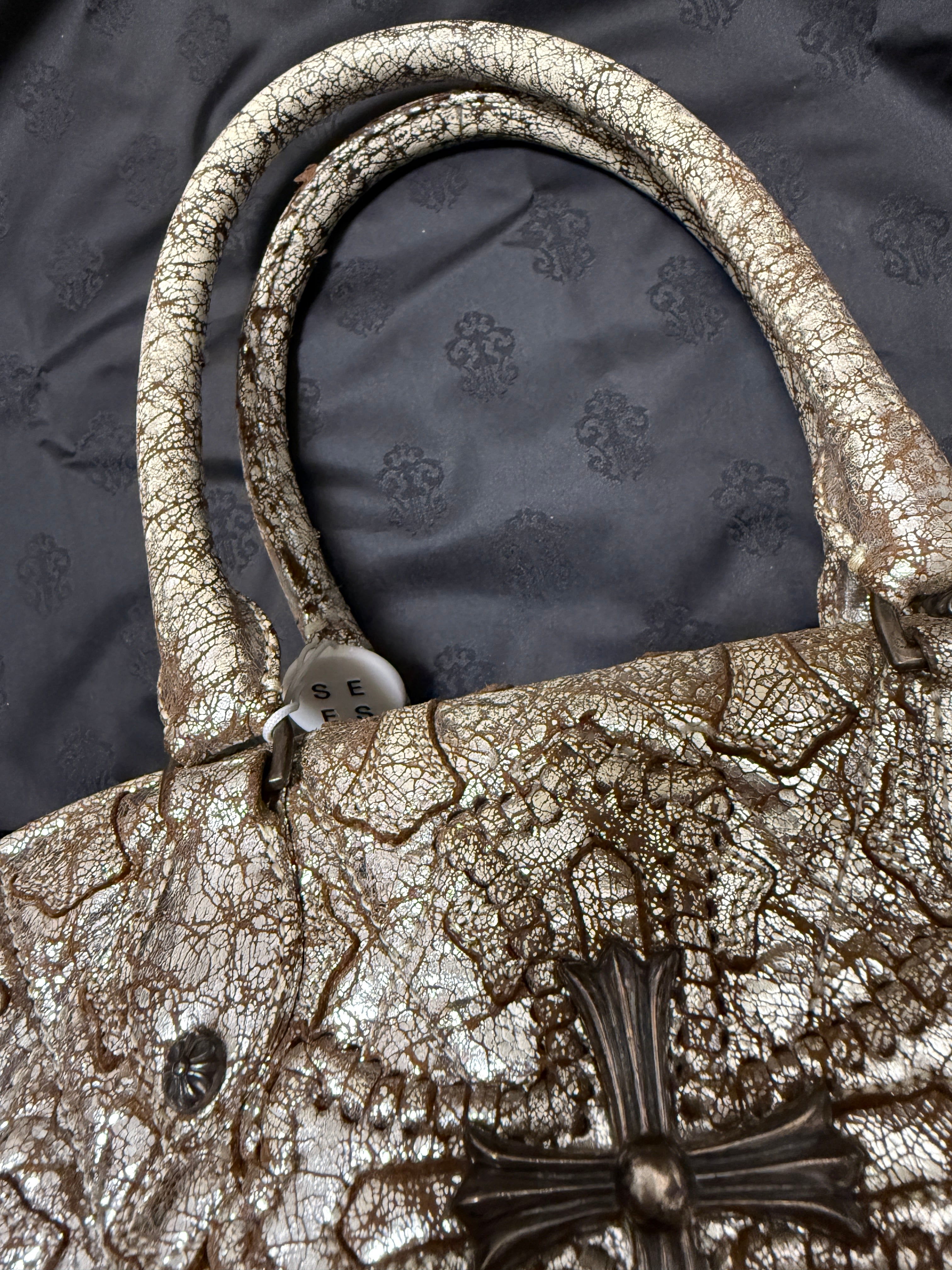 【CHROME HEARTS】GYM BAG SM CEMETERY CROSS PATCH LARGE CROSS