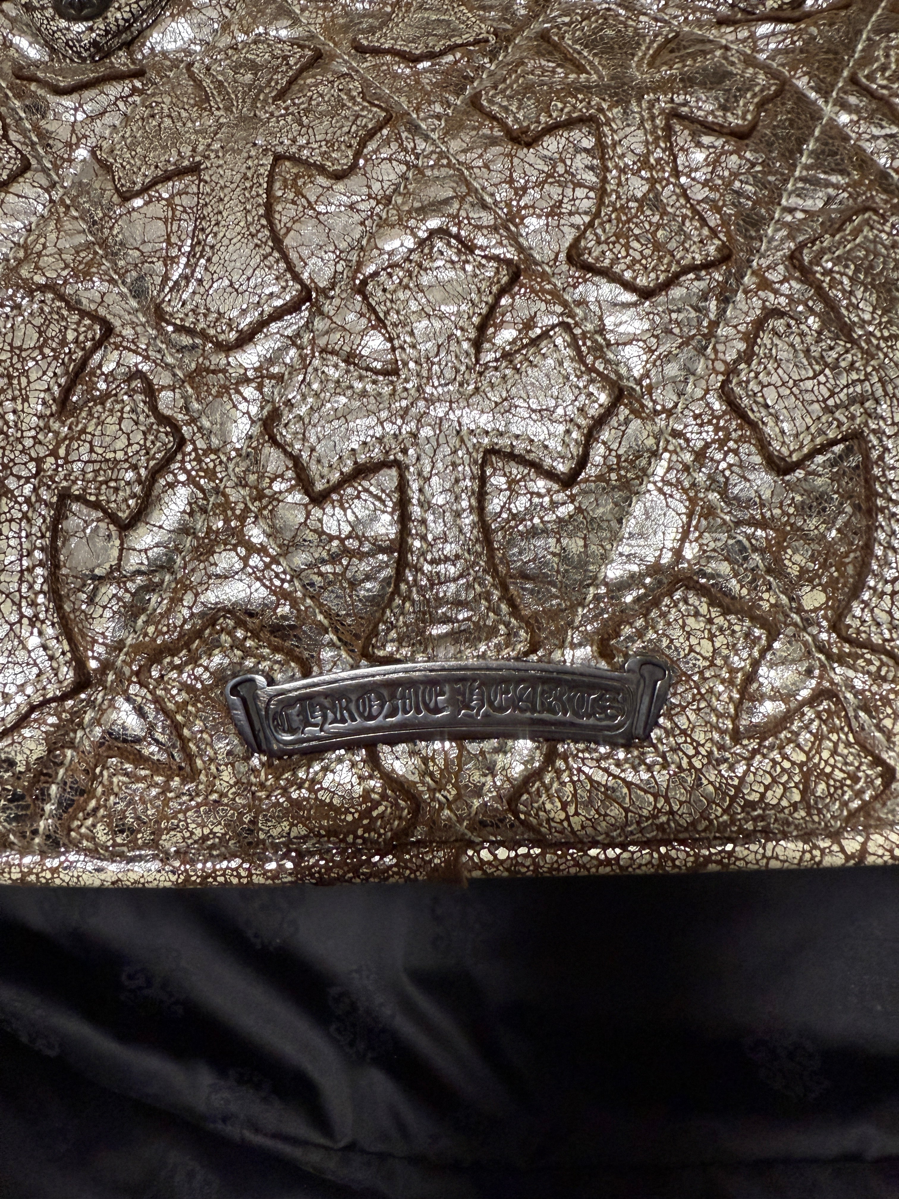 【CHROME HEARTS】GYM BAG SM CEMETERY CROSS PATCH LARGE CROSS