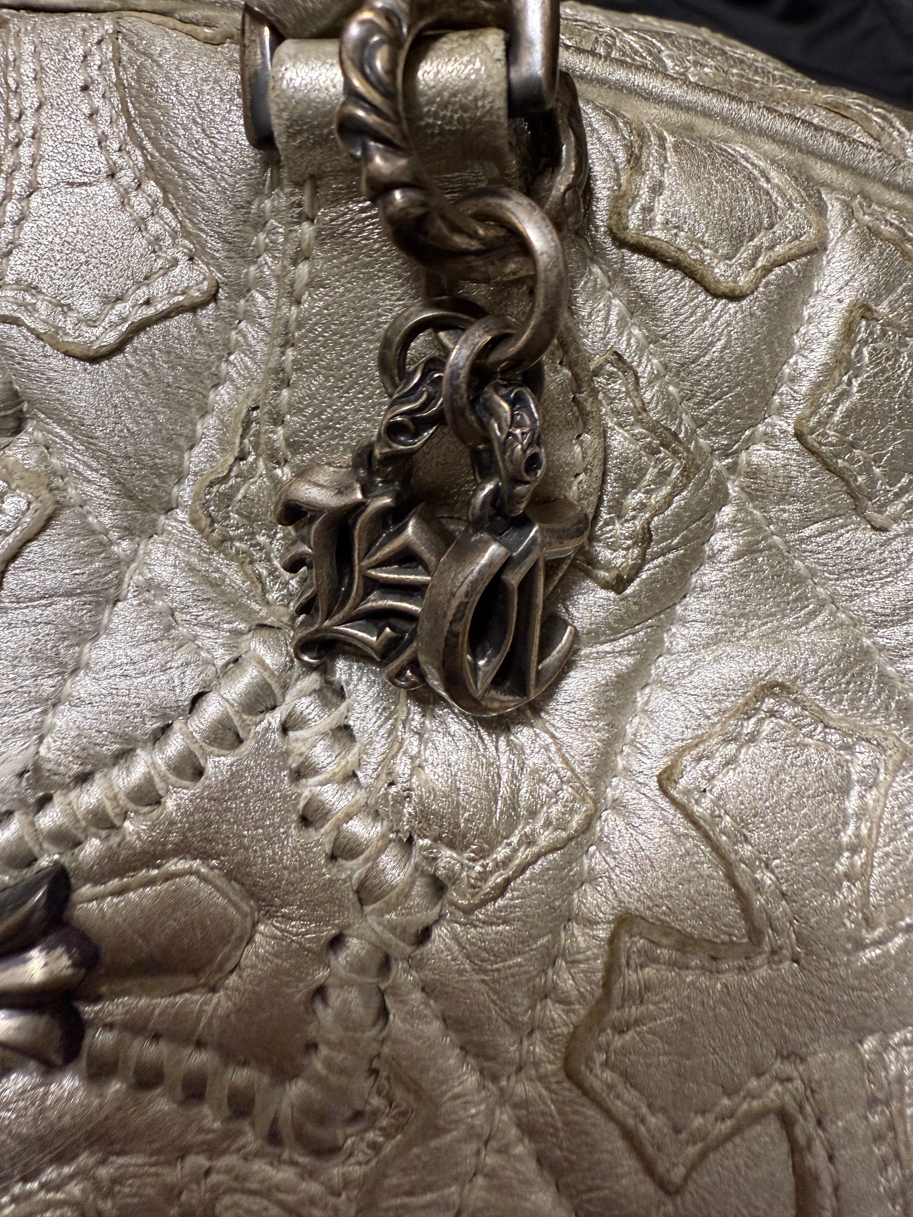 【CHROME HEARTS】GYM BAG SM CEMETERY CROSS PATCH LARGE CROSS