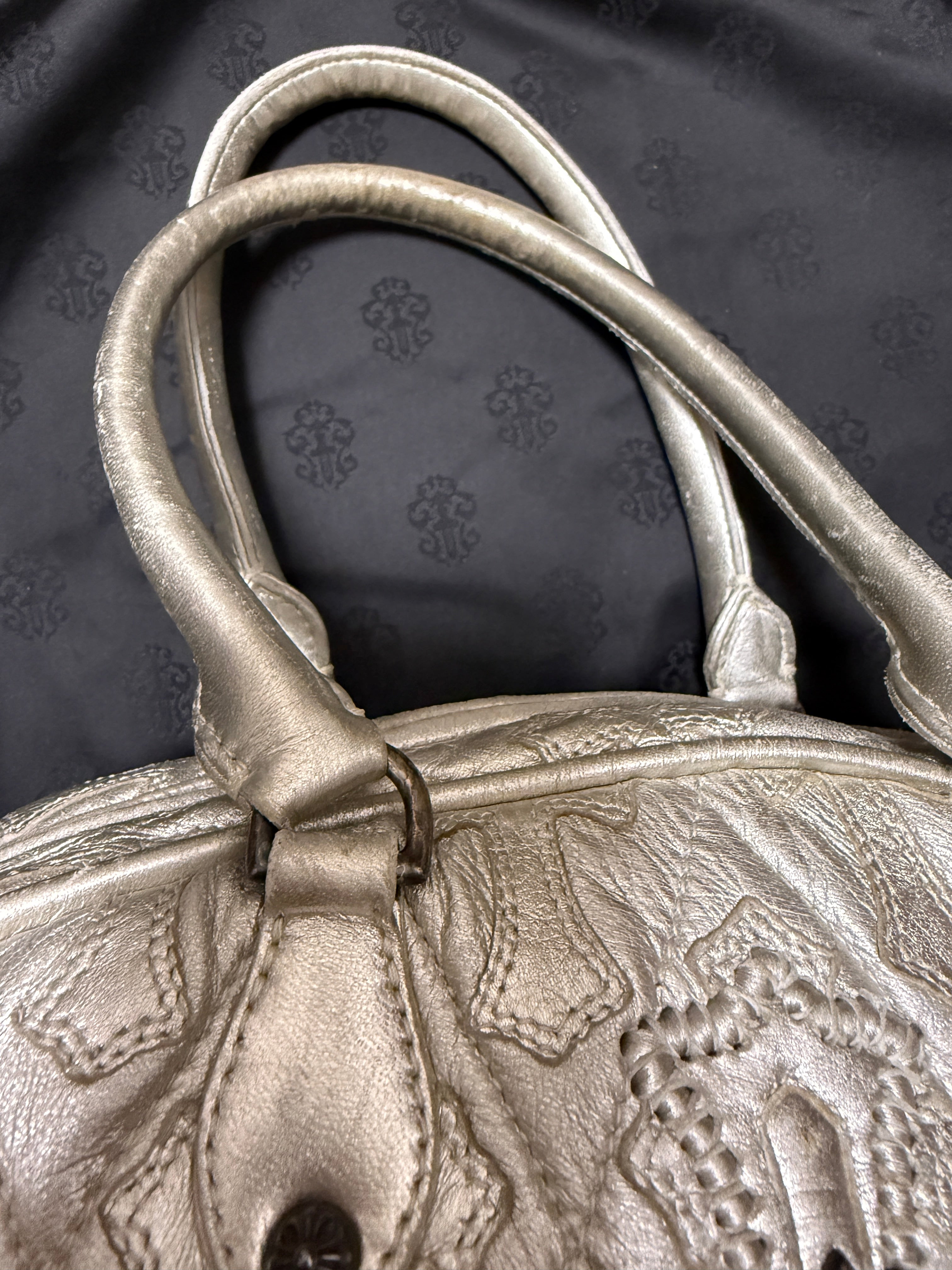 【CHROME HEARTS】GYM BAG SM CEMETERY CROSS PATCH LARGE CROSS