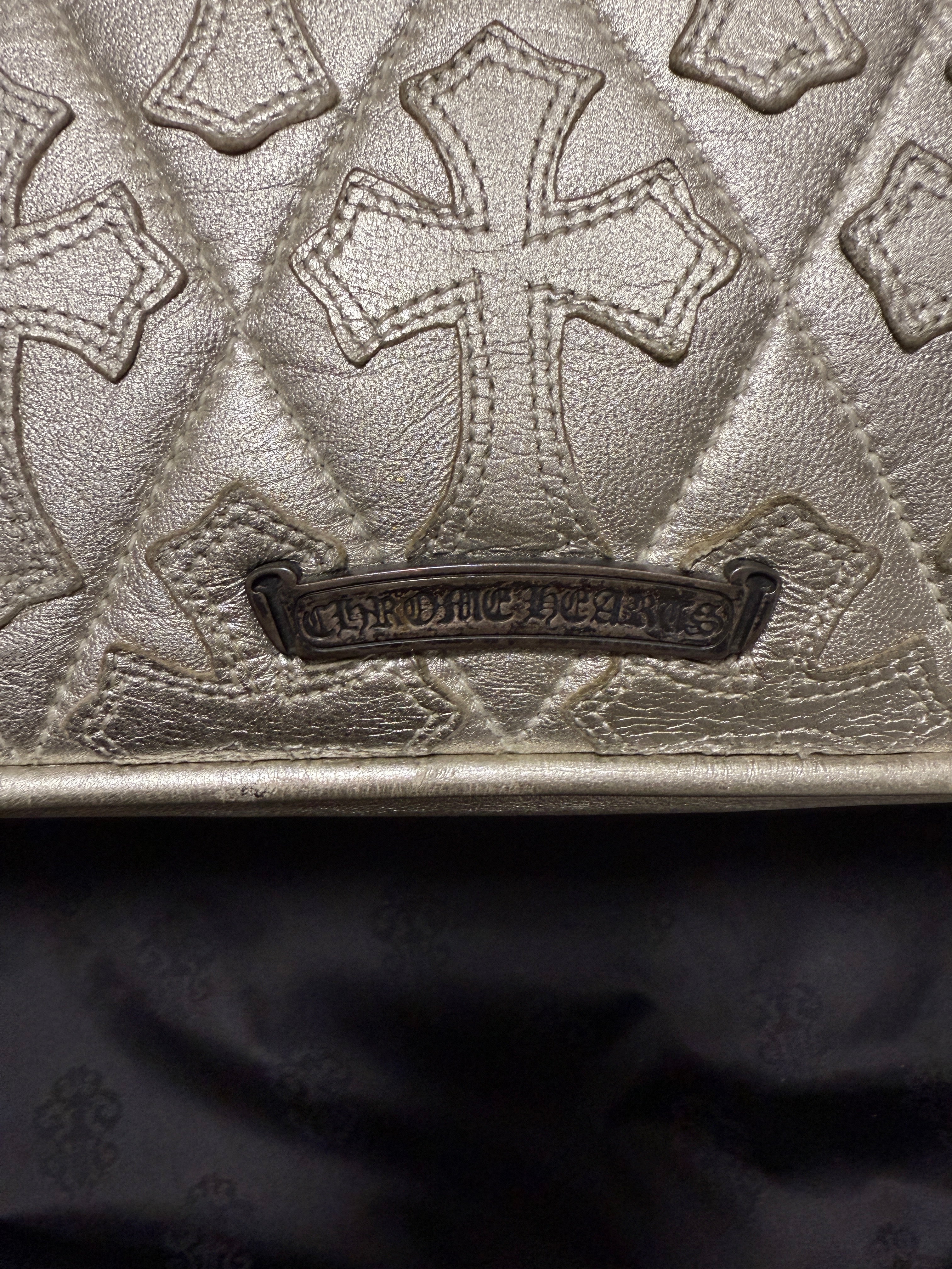 【CHROME HEARTS】GYM BAG SM CEMETERY CROSS PATCH LARGE CROSS