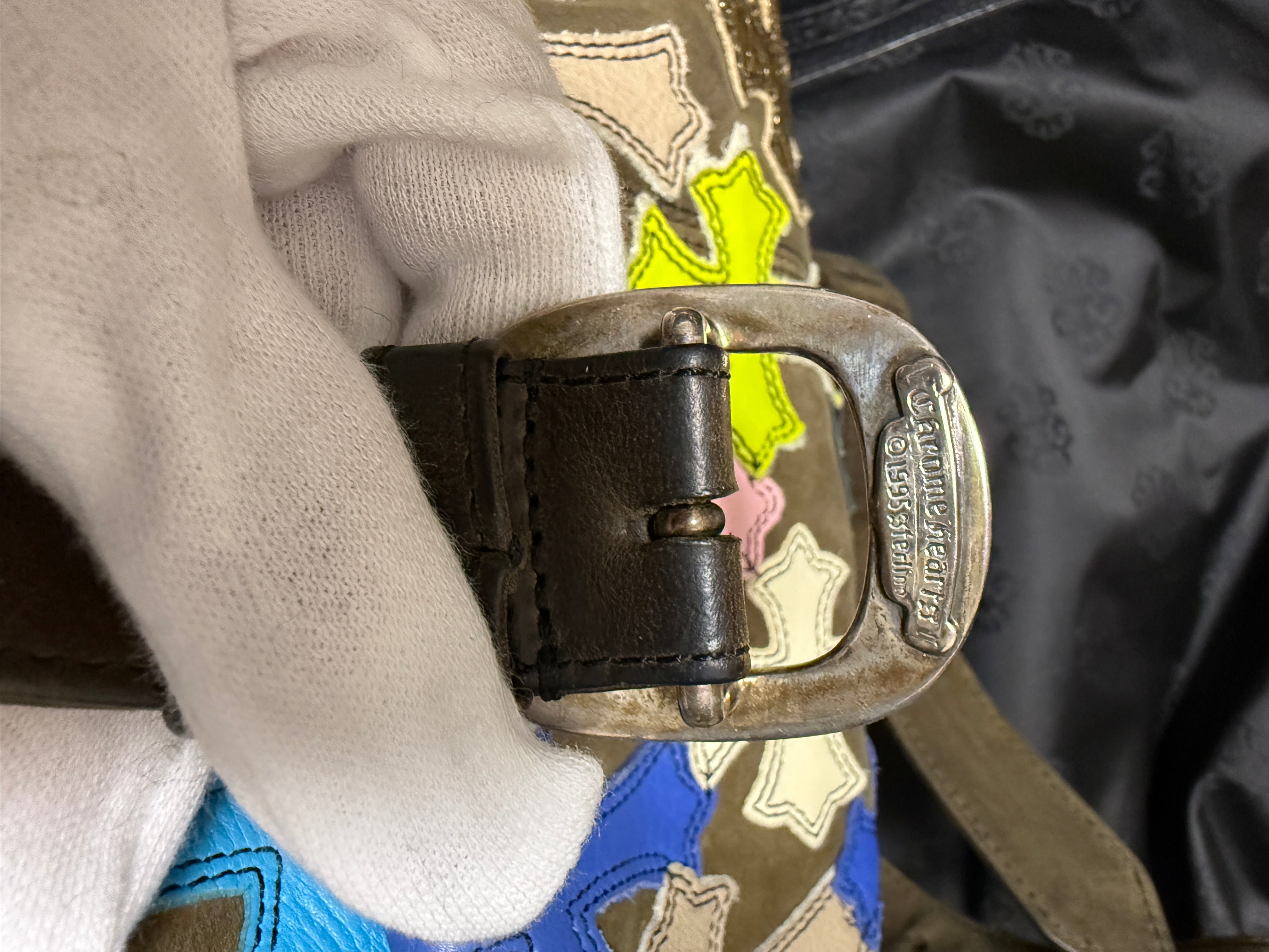 【CHROME HEARTS】#1 SNAT PACK BAG CROSS PATCH MULTI KHAKI