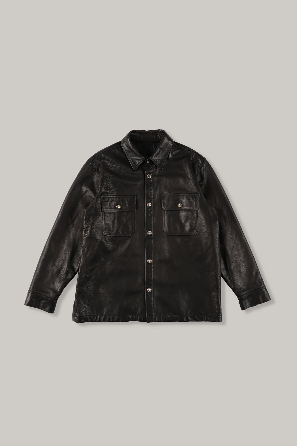 【CHROME HEARTS】WORK DOG LEATHER JACKET