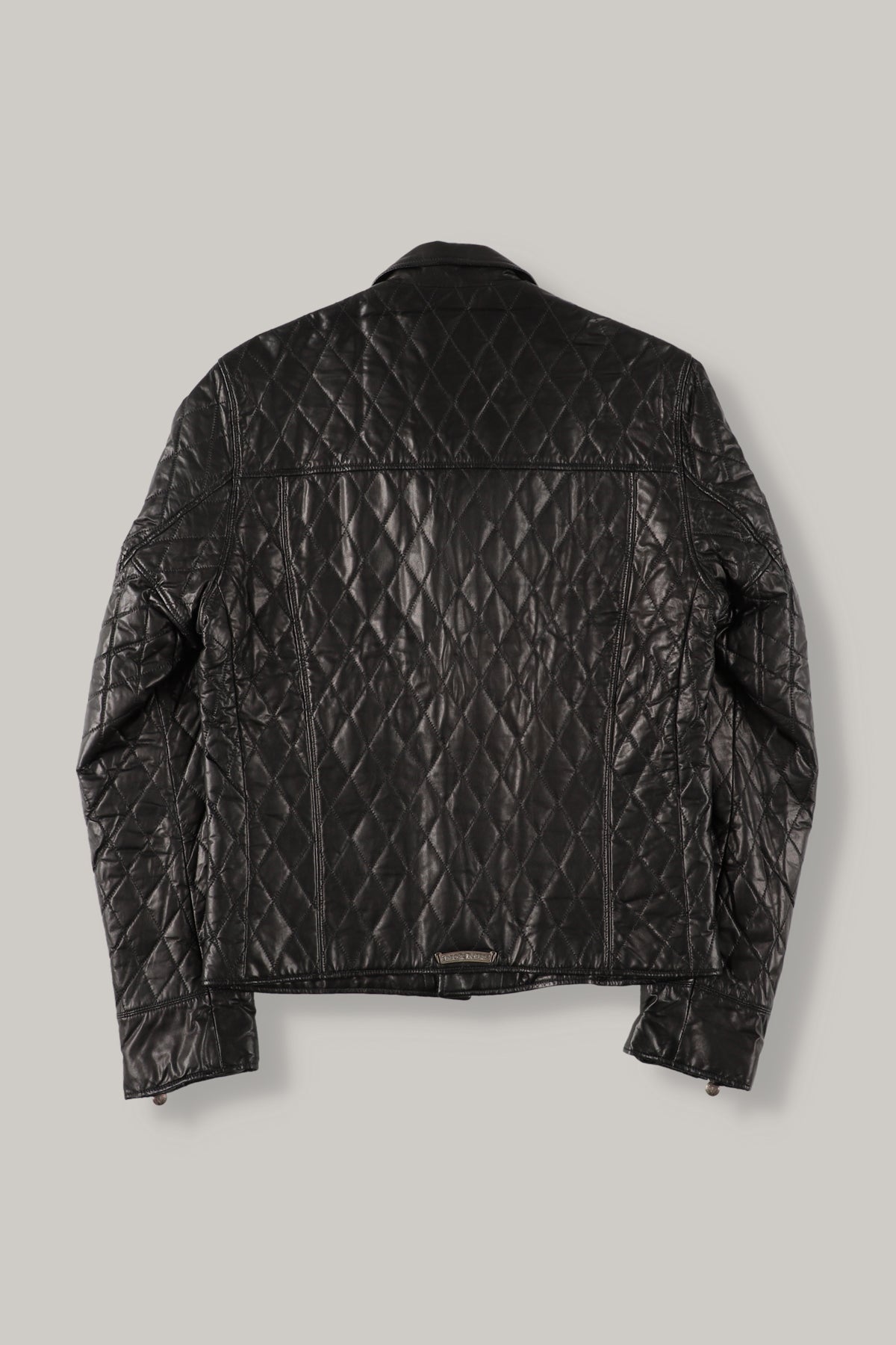 【CHROME HEARTS】 CRETIN PANASH LEATHER QLTD JACKET L