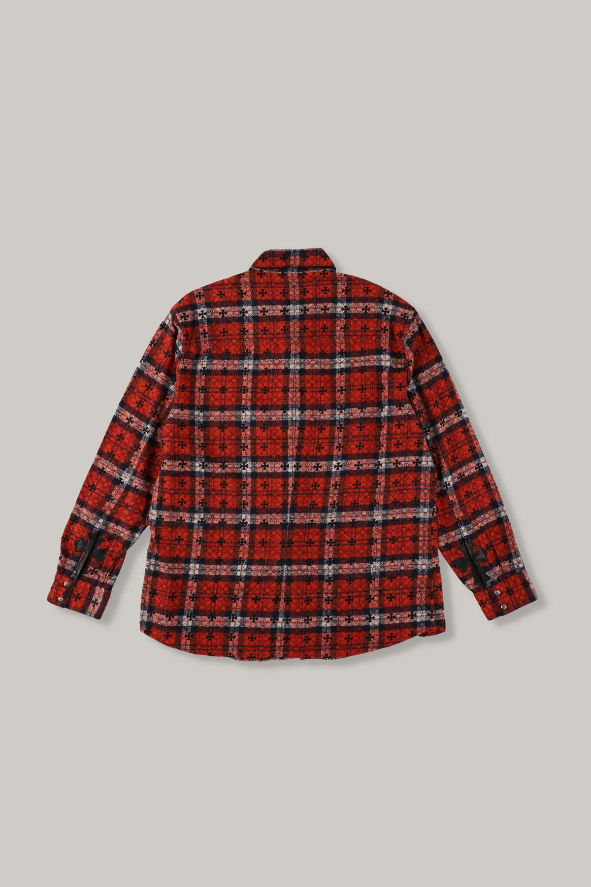 【CHROME HEARTS】LOOSE END Red Check Shirt
