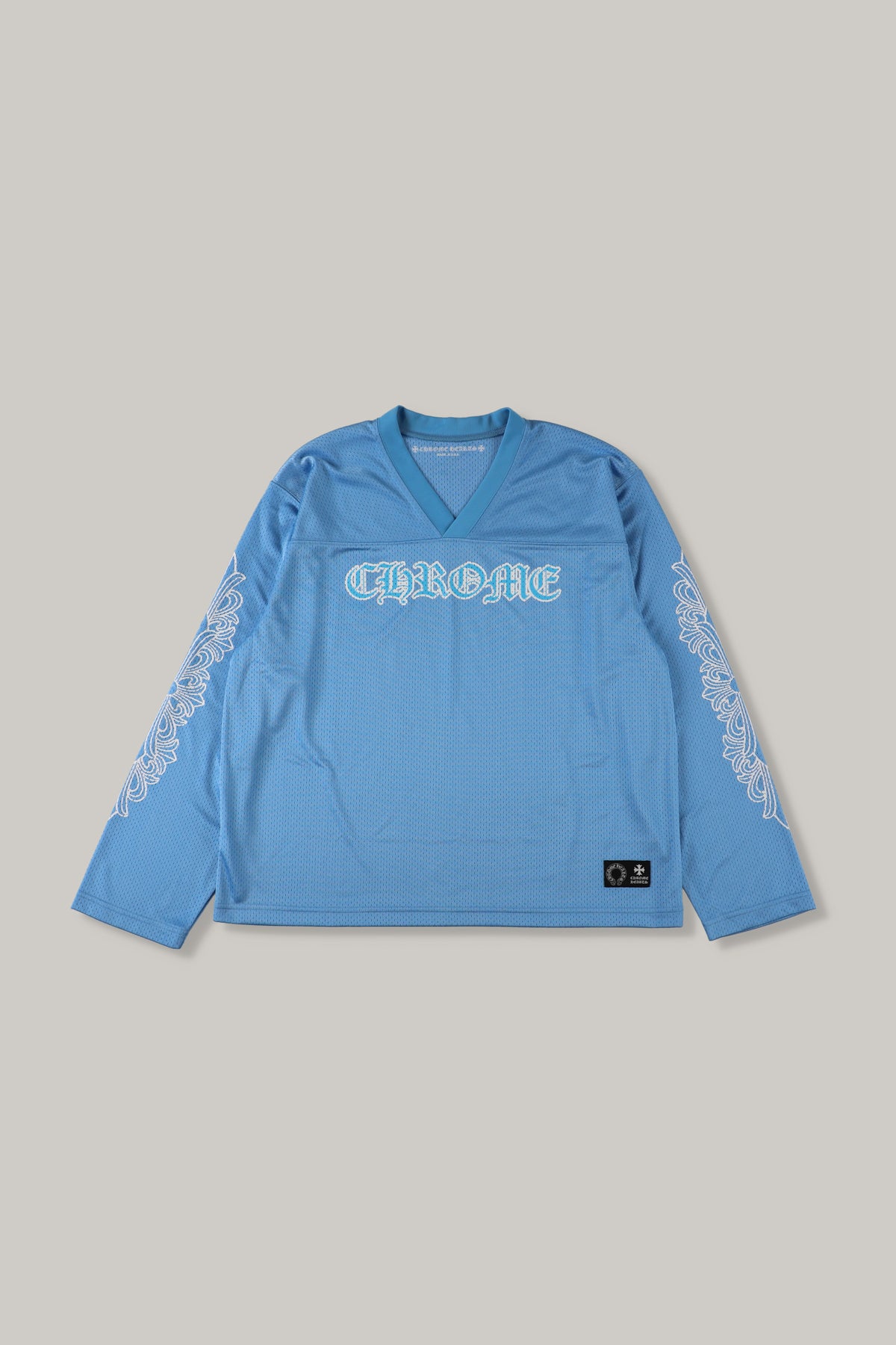 【CHROME HEARTS】MESH WARM UP JERSEY CH PRINT LONG TEE
