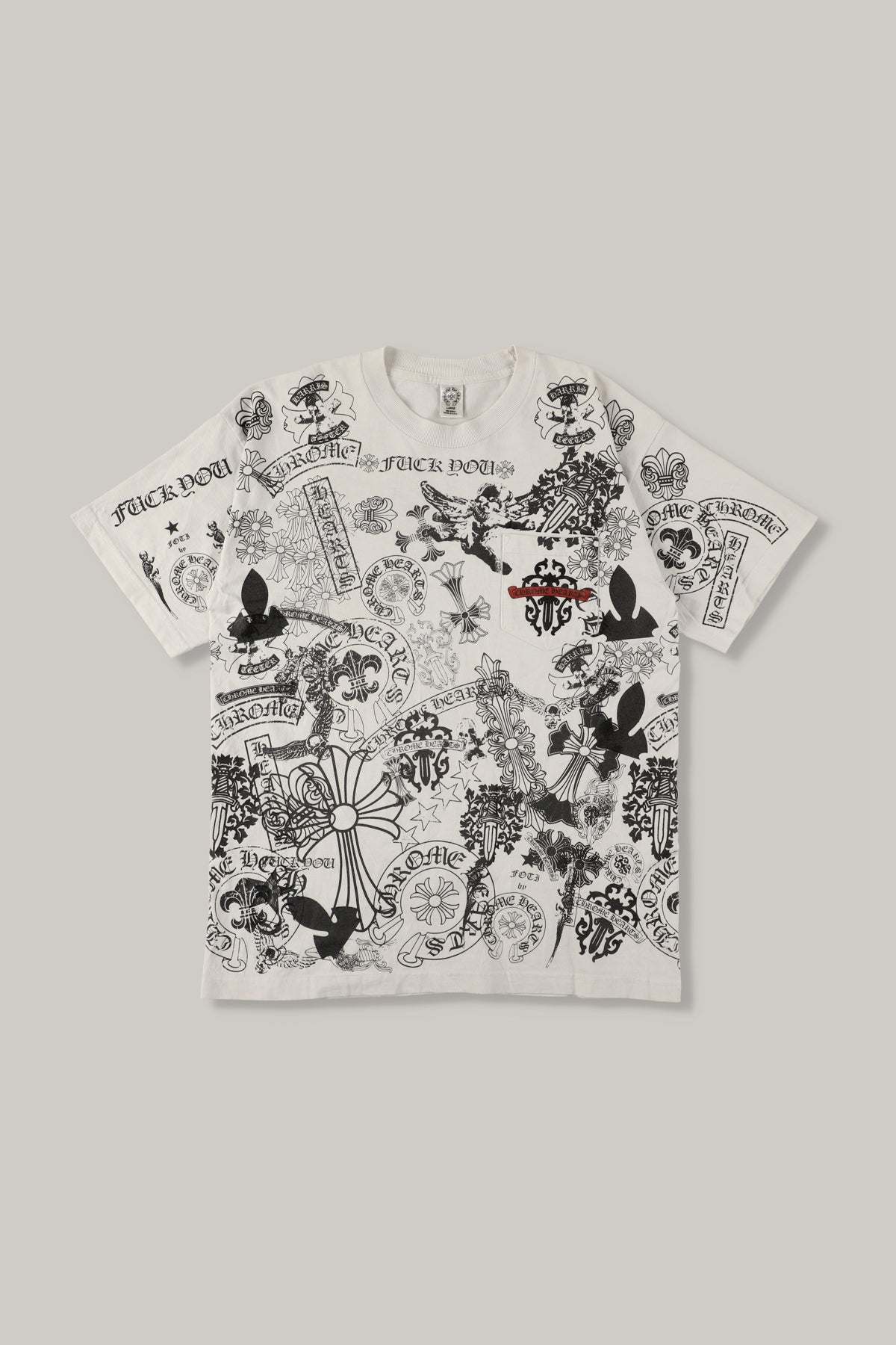 【CHROME HEARTS】VINTAGE STENCIL PRINT TEE