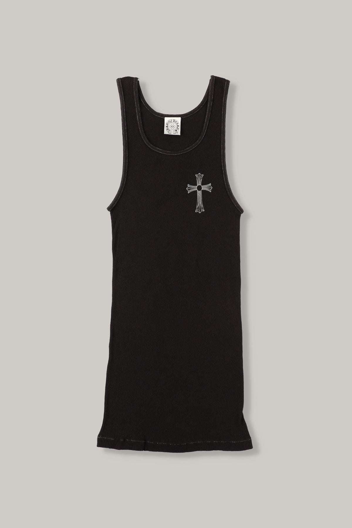 【CHROME HEARTS】KYOSUKE HIMURO SILVER GLITTER DESIGN TANK TOP