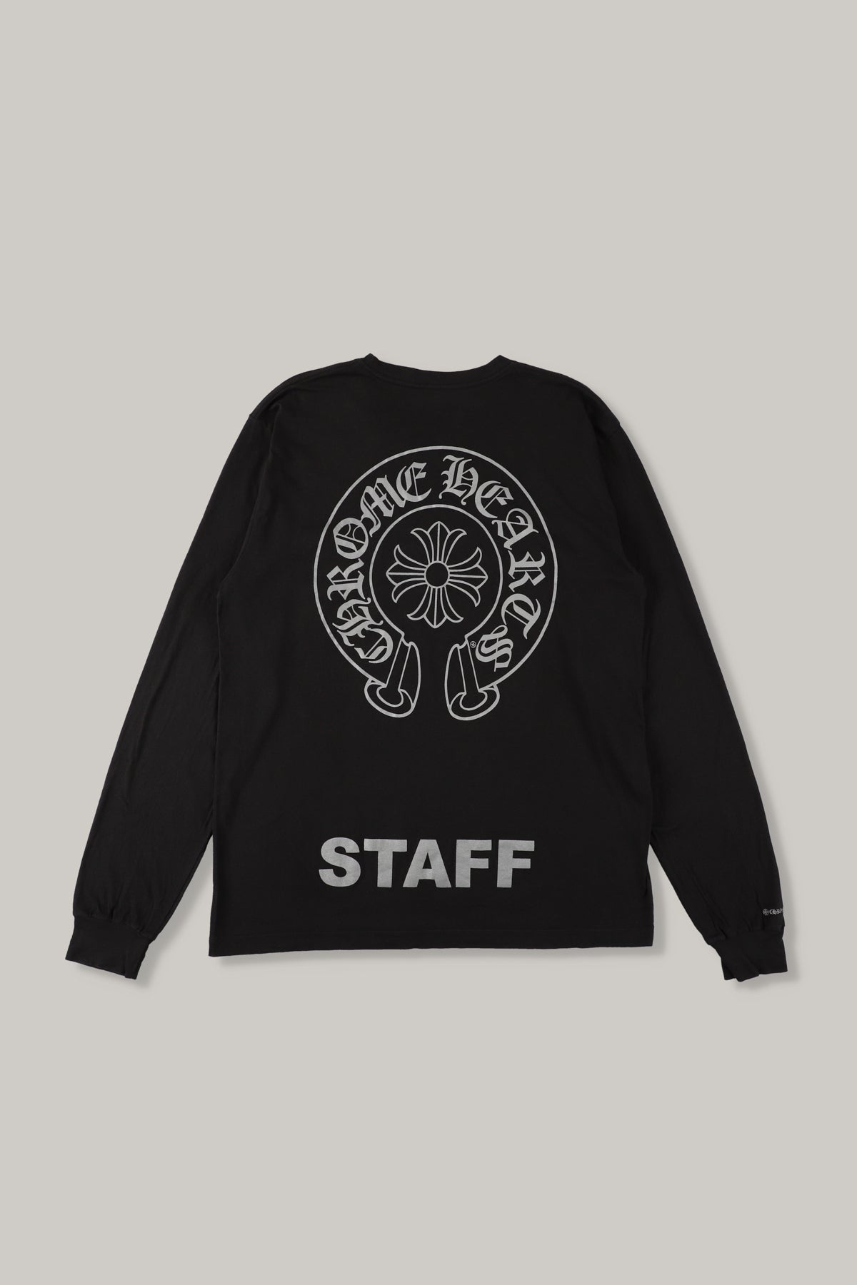 【CHROME HEARTS】STAFF LONG TEE SILVER