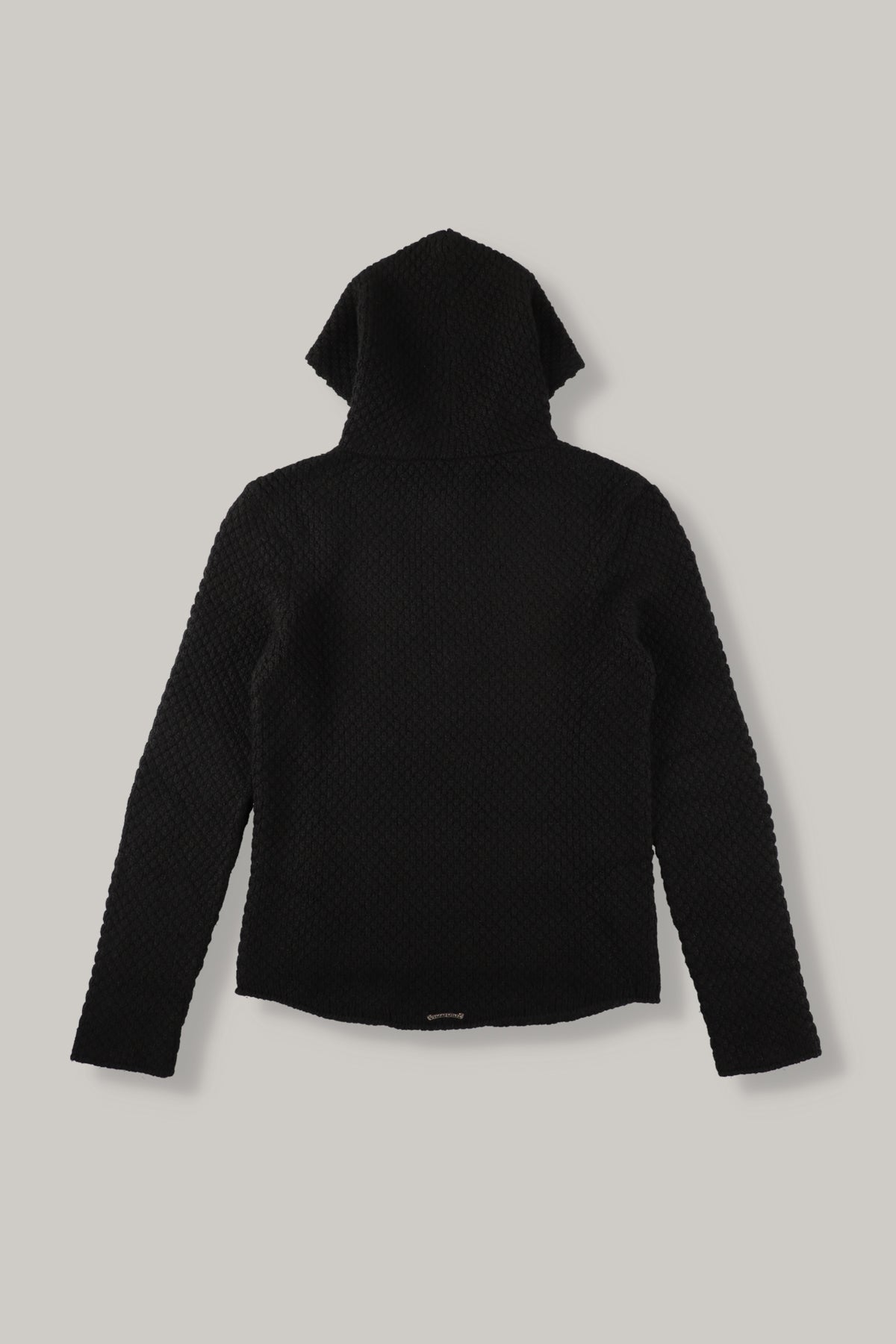 【CHROME HEARTS】HALF ZIP PLUS CROSS PATCH  HOODIE