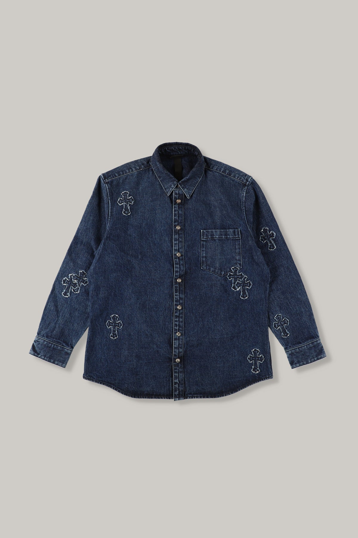 【CHROME HEARTS】LOOSEENDS LS DENIM SHIRT