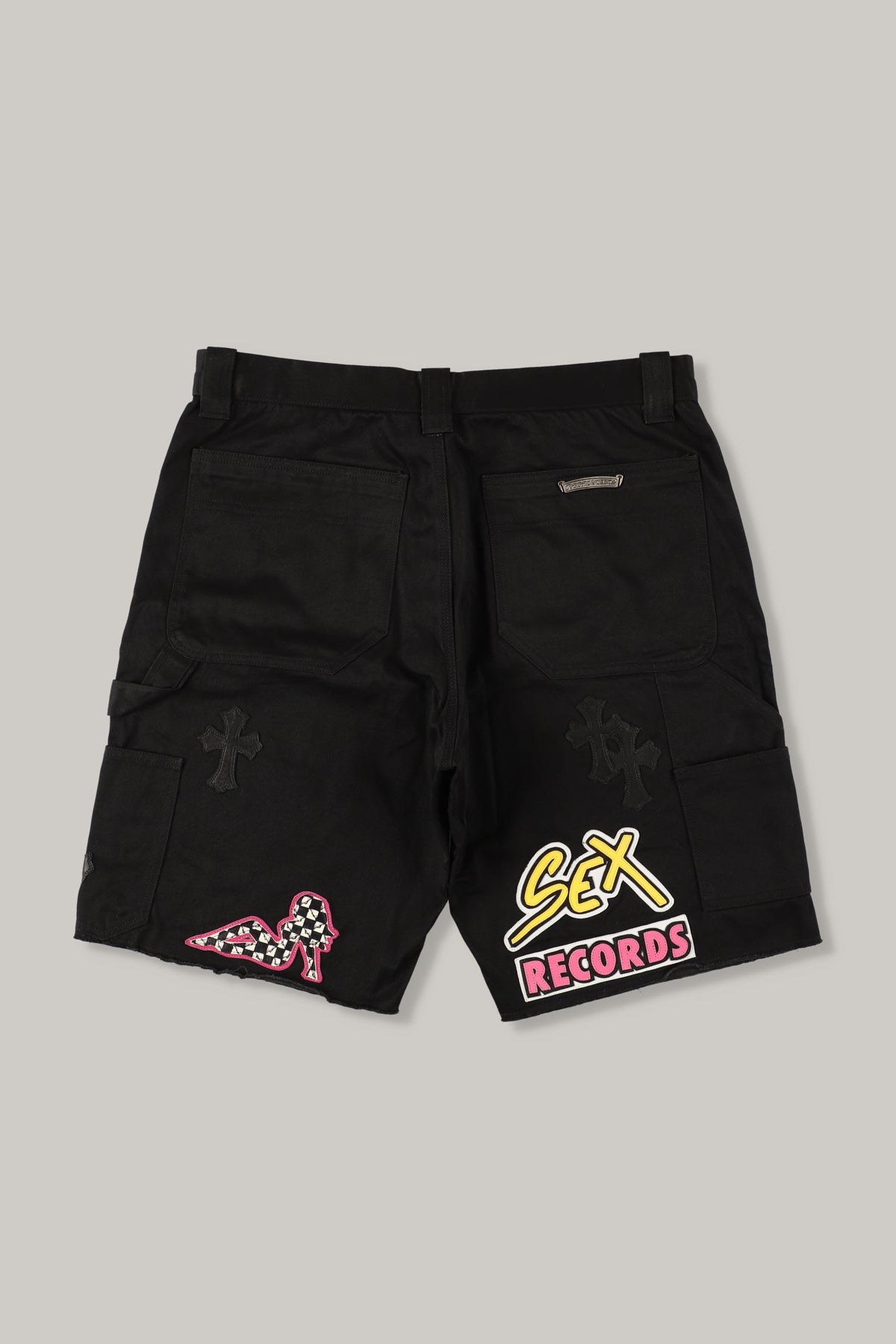 【CHROME HEARTS】CHOMPER PPO SPACE SEX RECORD SHORTS